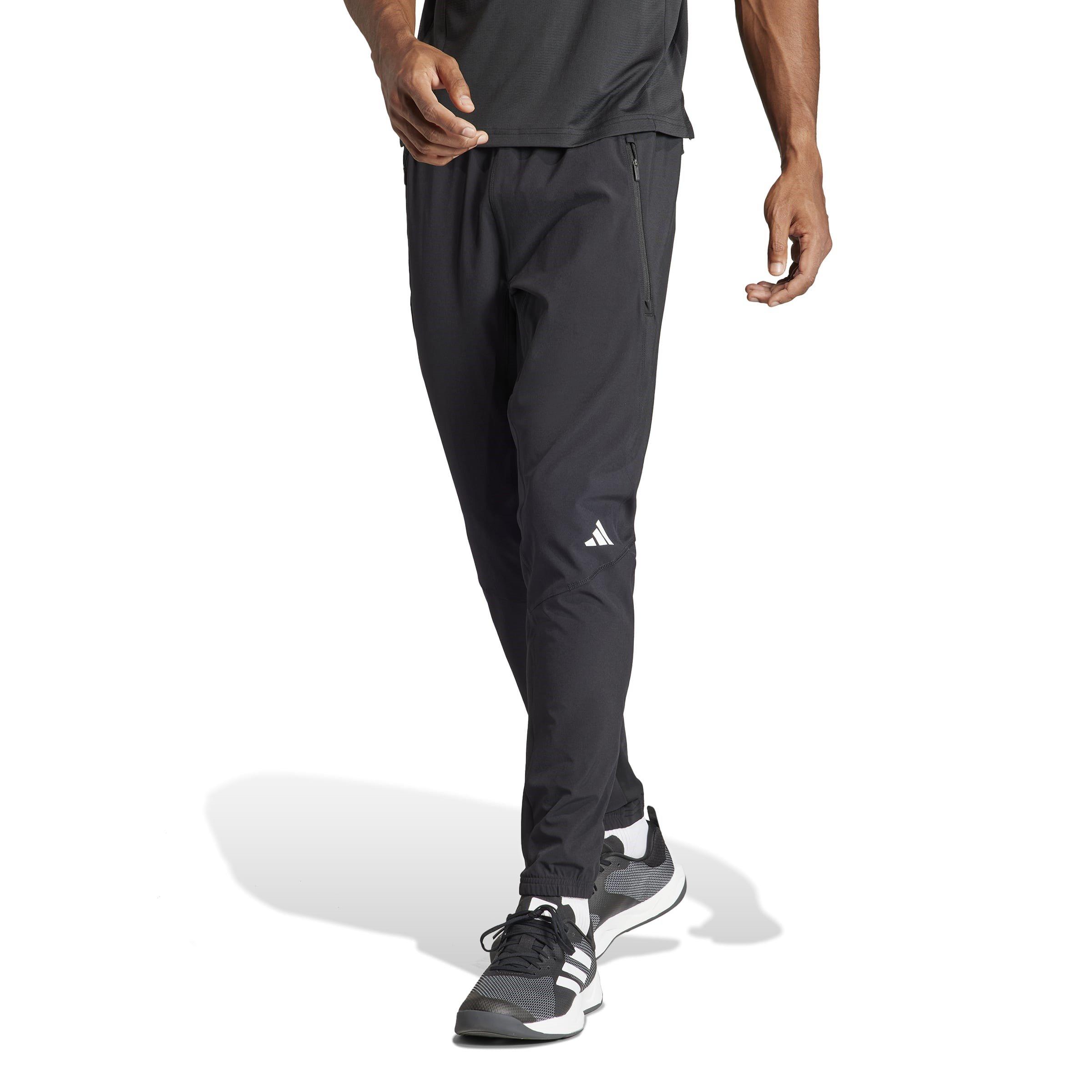 Black - adidas - Designed for Training Workout Joggers Mens - 2