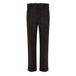 Bottega Veneta Textured Wool Speckled Trousers