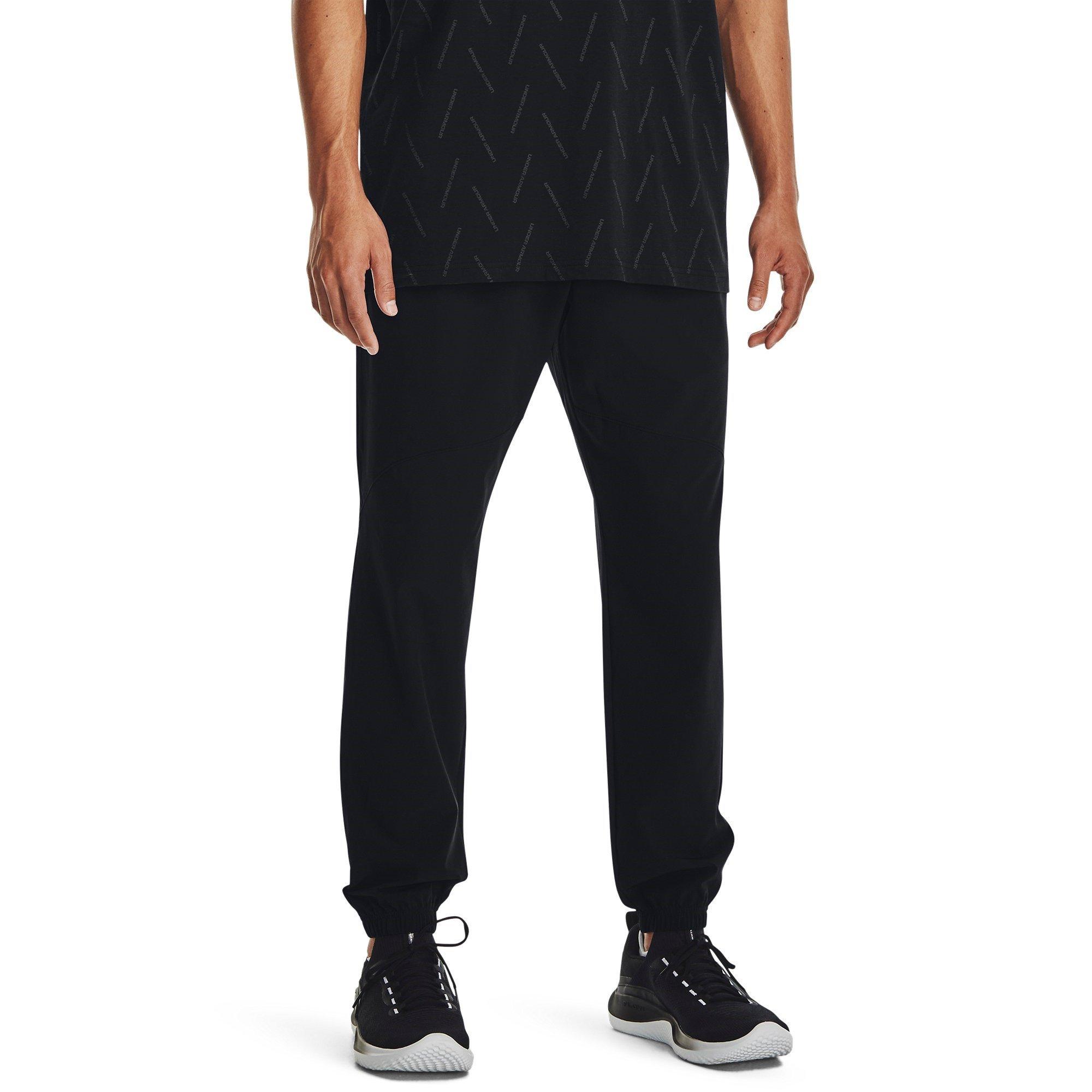 Black/Pitch Gra - Under Armour - Stretch Woven Joggers Mens - 2