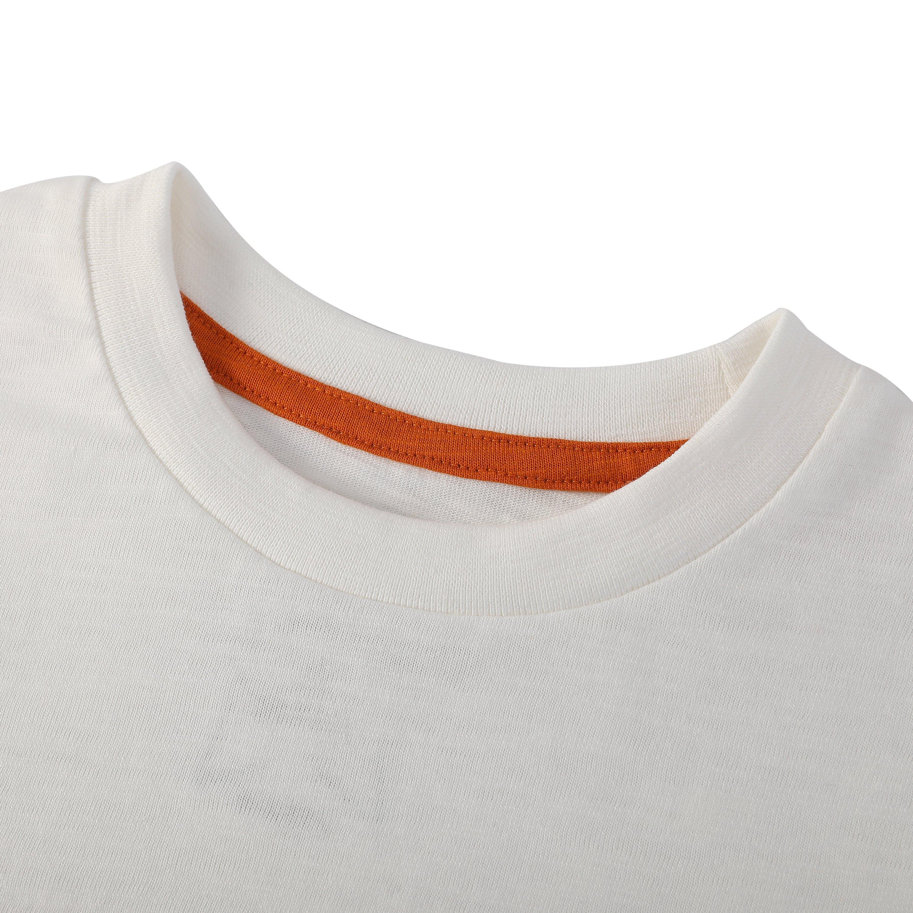 CREAM/RUST - Studio - Younger Boys 2 pack Printed Tshirt - 4