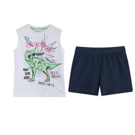 Studio Studio Younger Boys Printed Dino Vest and Short