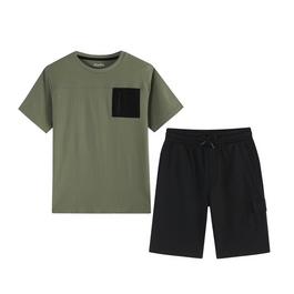 Studio Studio Older Boys Utility Tshirt and Short Set