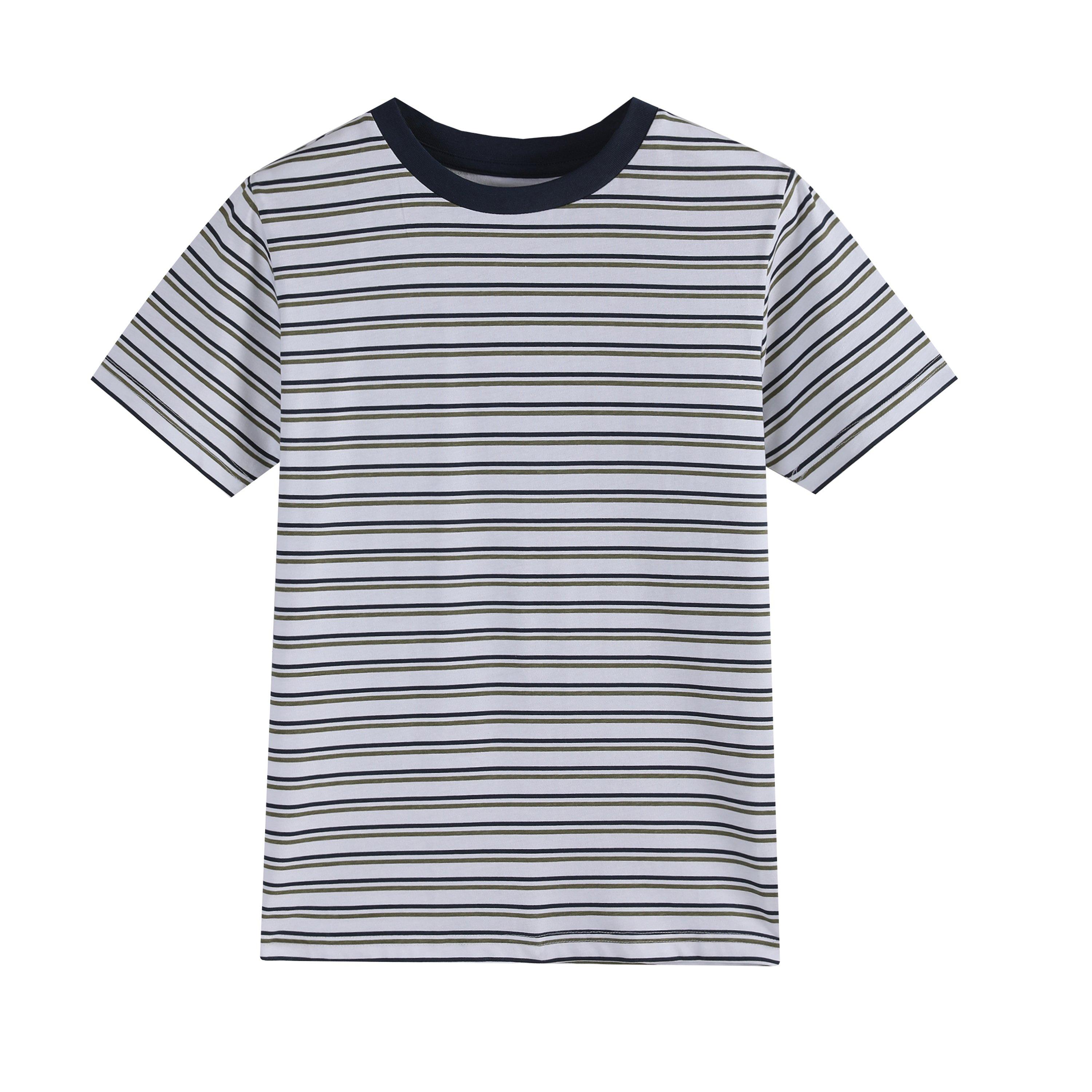 STREIFEN/BLAU - Studio - Older Boys Good vibes 2 Pack Tshirts - 2