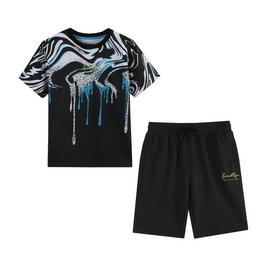 Studio Studio Older Boys Swirl Tshirt and Short Set