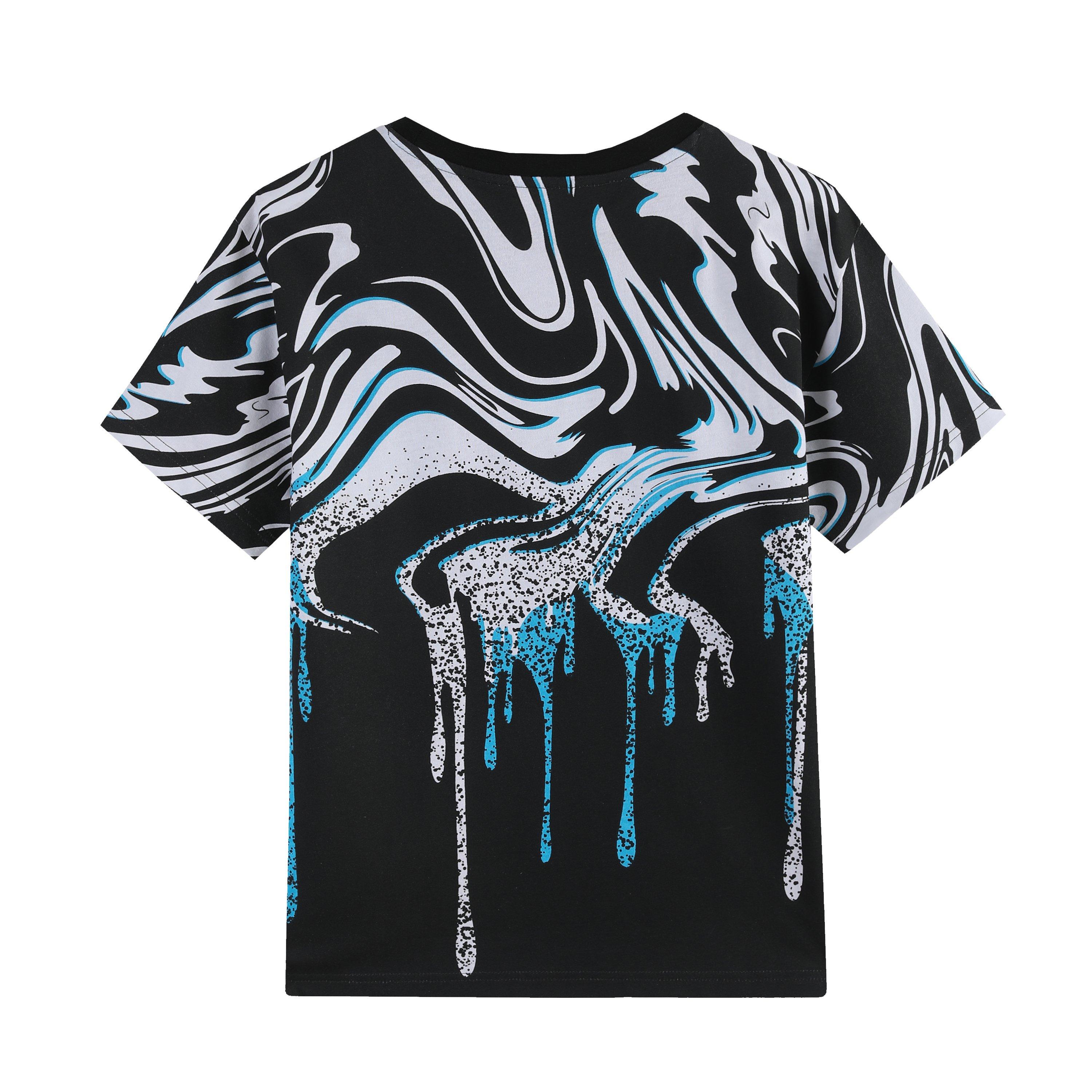 NERO - Studio - Swirl T-Shirt and Shorts Set - 3