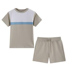 Studio Younger Younger Boys Panel Top And Short Set