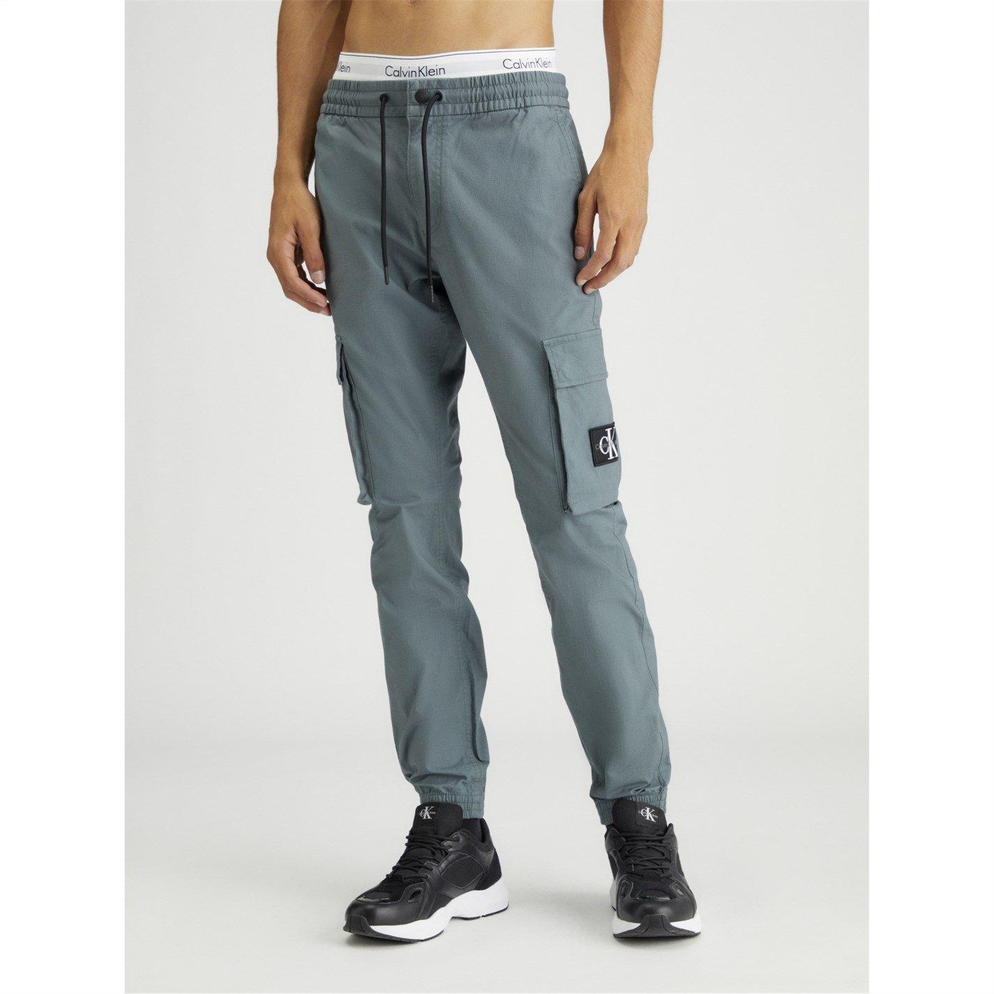 Endless Grey - Calvin Klein Jeans - Men's Washed Cargo Trousers - 1