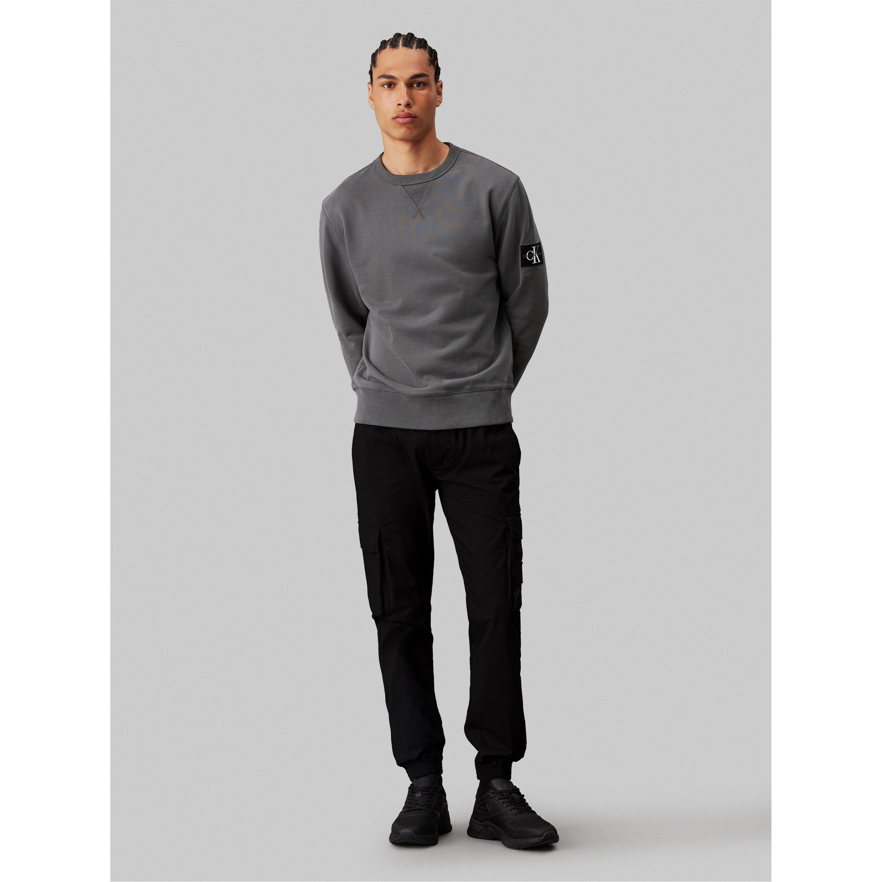 Ck Black - Calvin Klein Jeans - Men's Washed Cargo Trousers - 2