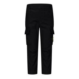 Stone Island Canvas Cargo Trousers Juniors