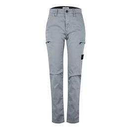 Stone Island Canvas Cargo Trousers Juniors