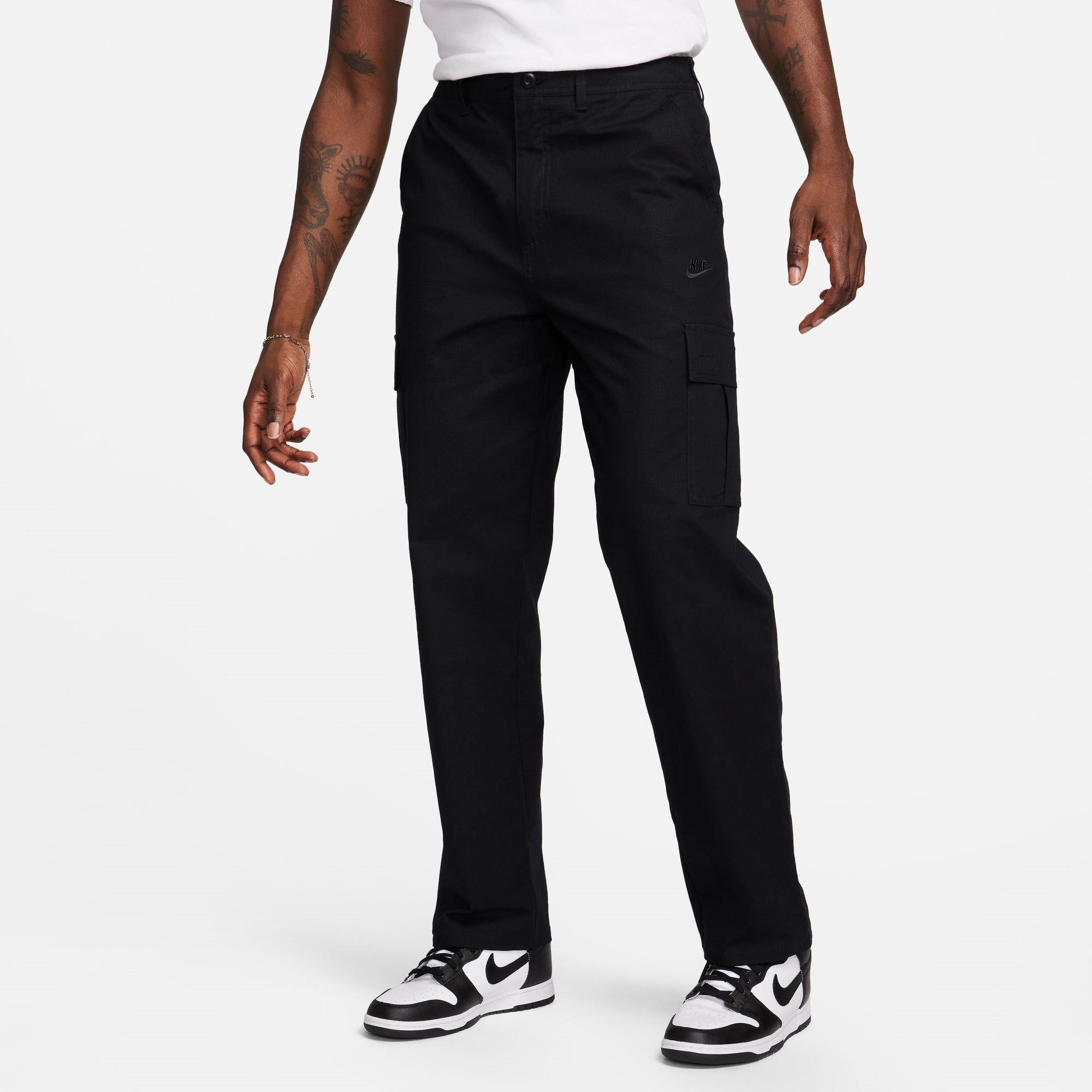 Black/Black - Nike - Club Men's Cargo Pants - 1