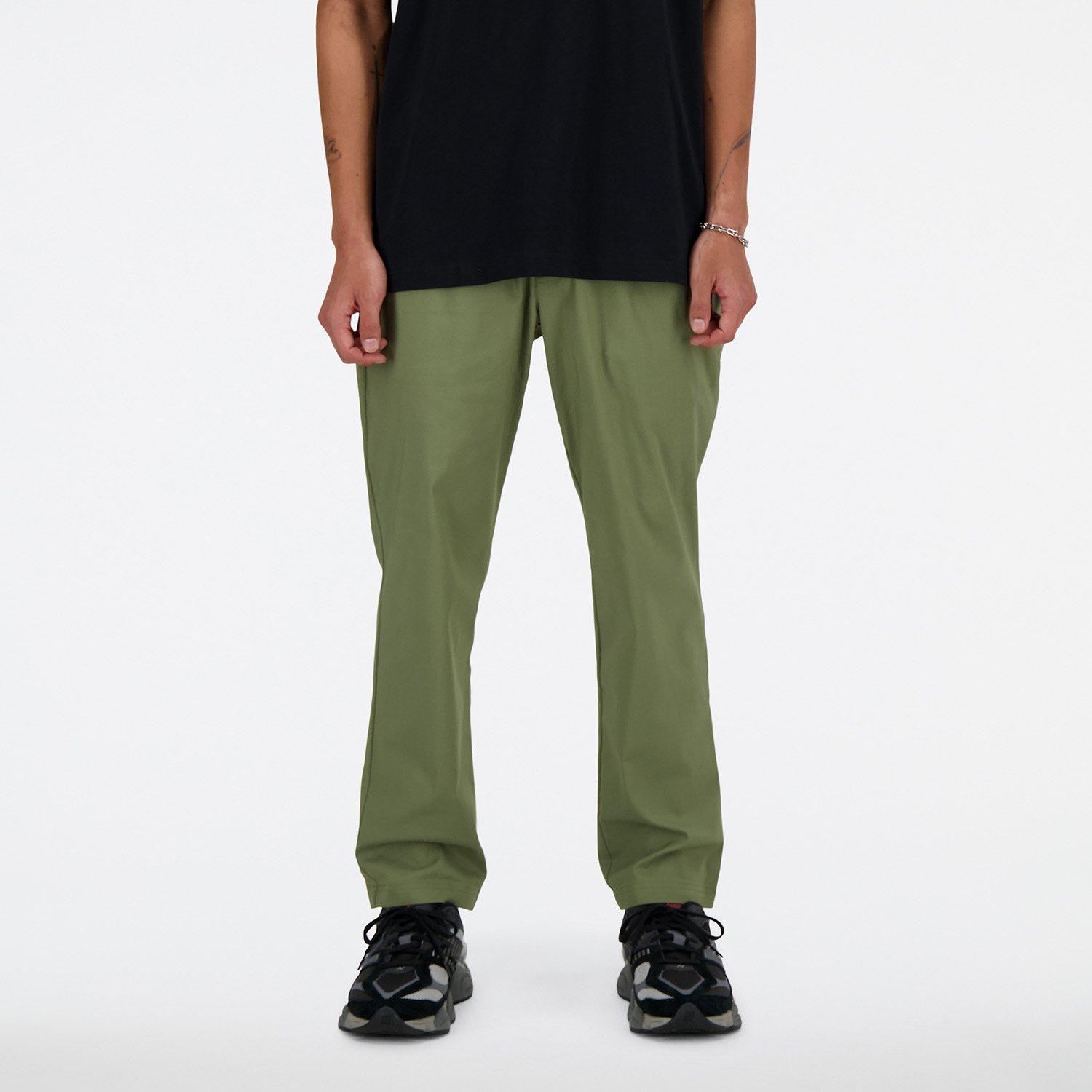 Khaki - New Balance - Men's Twill Straight Leg Trousers - 3