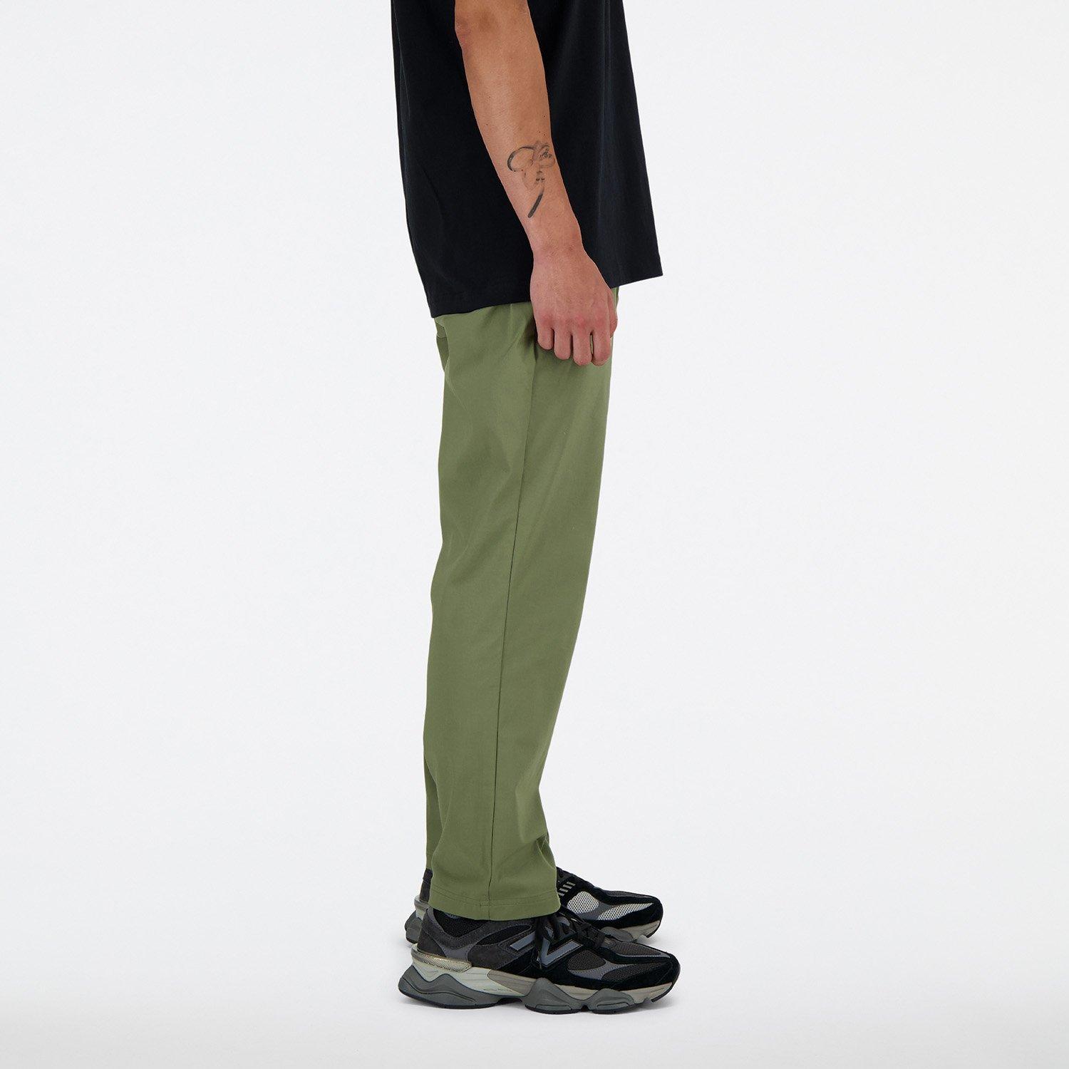 Khaki - New Balance - Men's Twill Straight Leg Trousers - 4