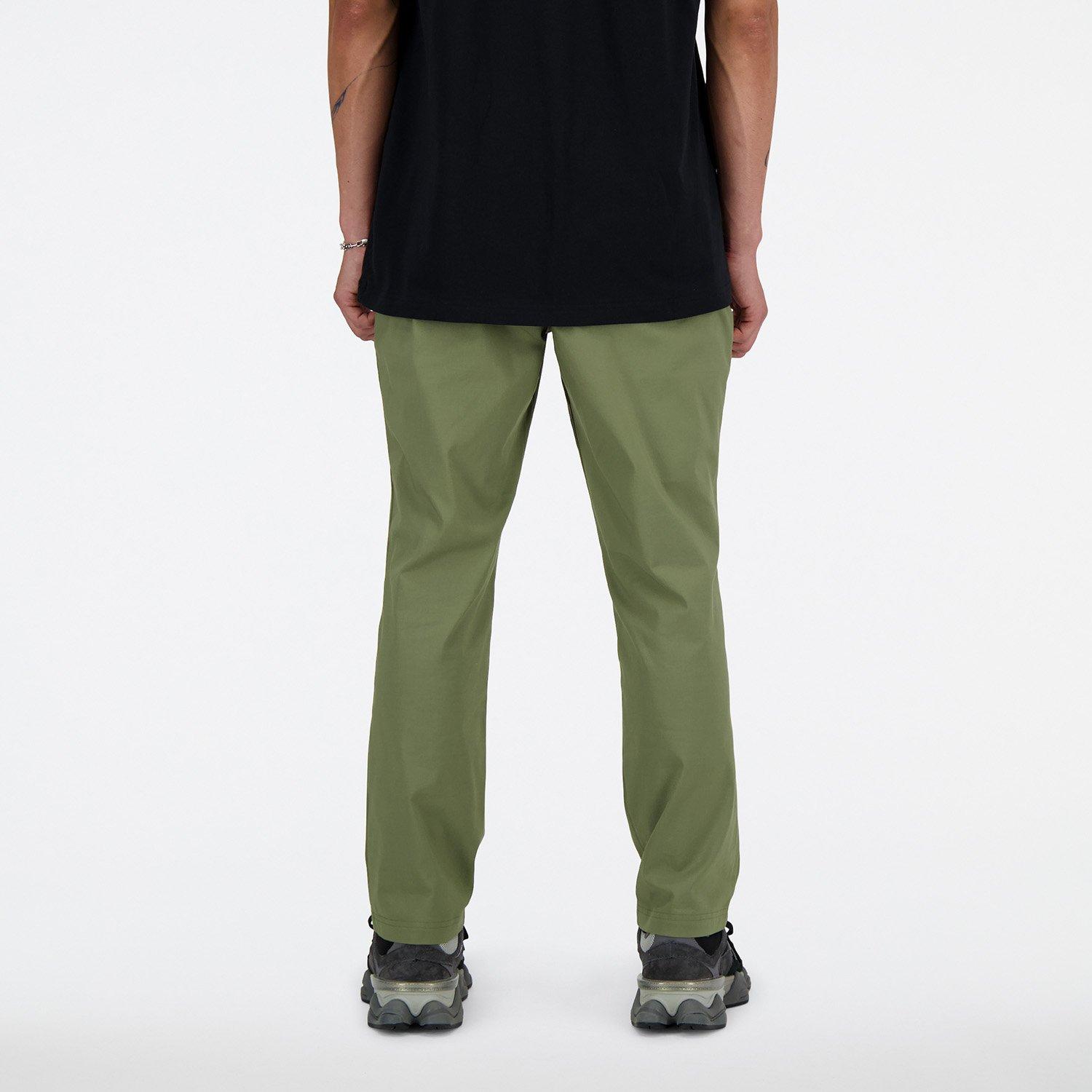 Khaki - New Balance - Men's Twill Straight Leg Trousers - 5