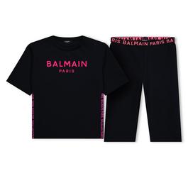 Balmain Shorts And T Shirt Set Junior