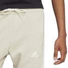 Gris Putty - adidas - Essentials Fleece 3-Stripes Tapered Cuff Joggers Mens - 5