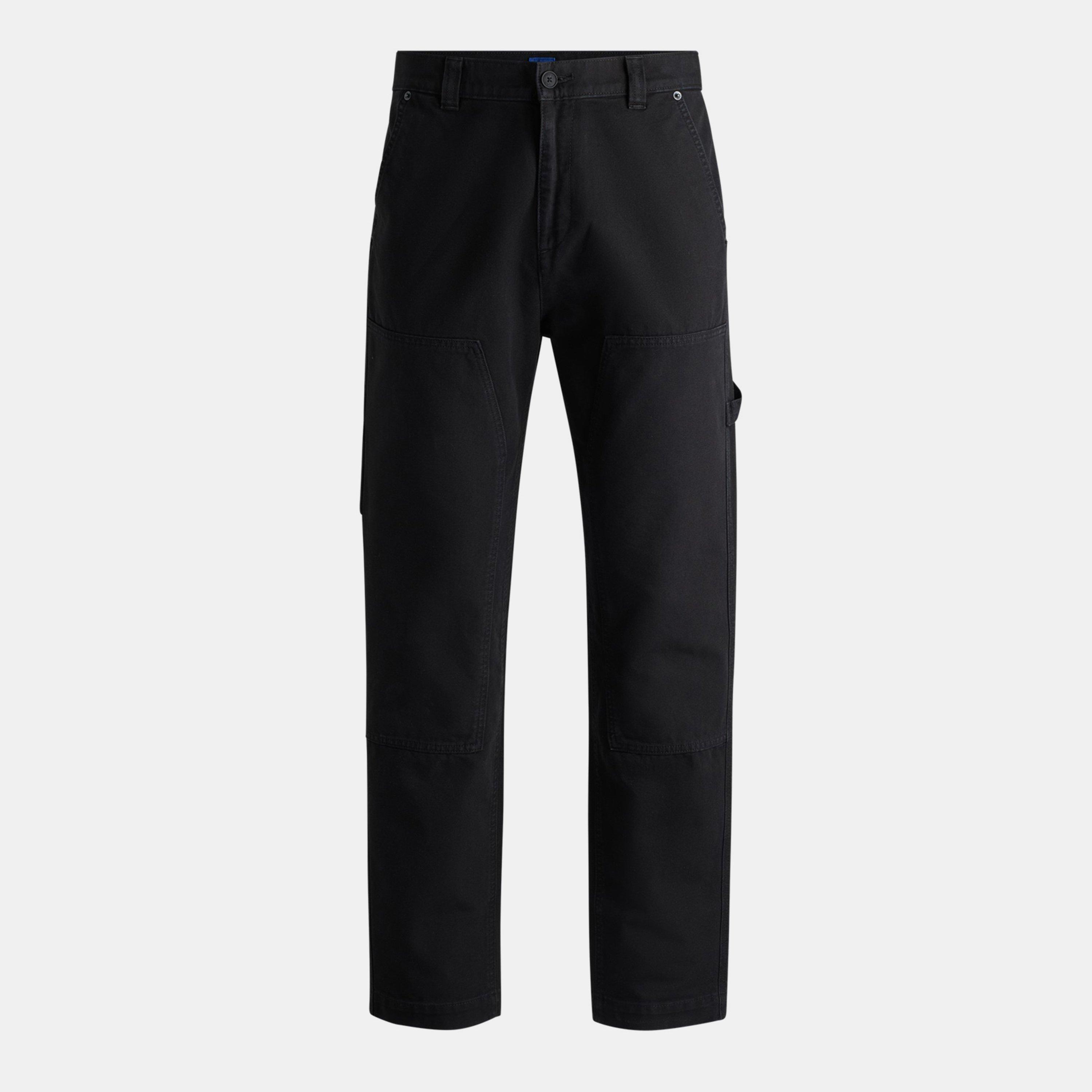 Hugo Men's Blue Cargo Trousers - Black 001 - XL