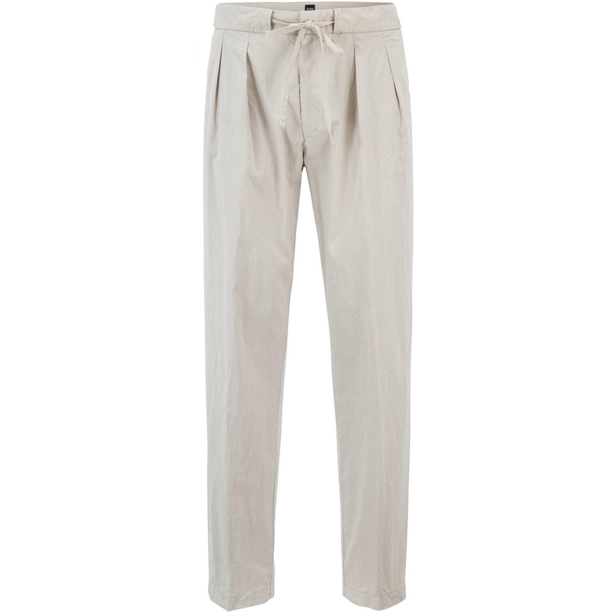 Natural - Boss - Men's Paavo Straight Leg Trouser - 2