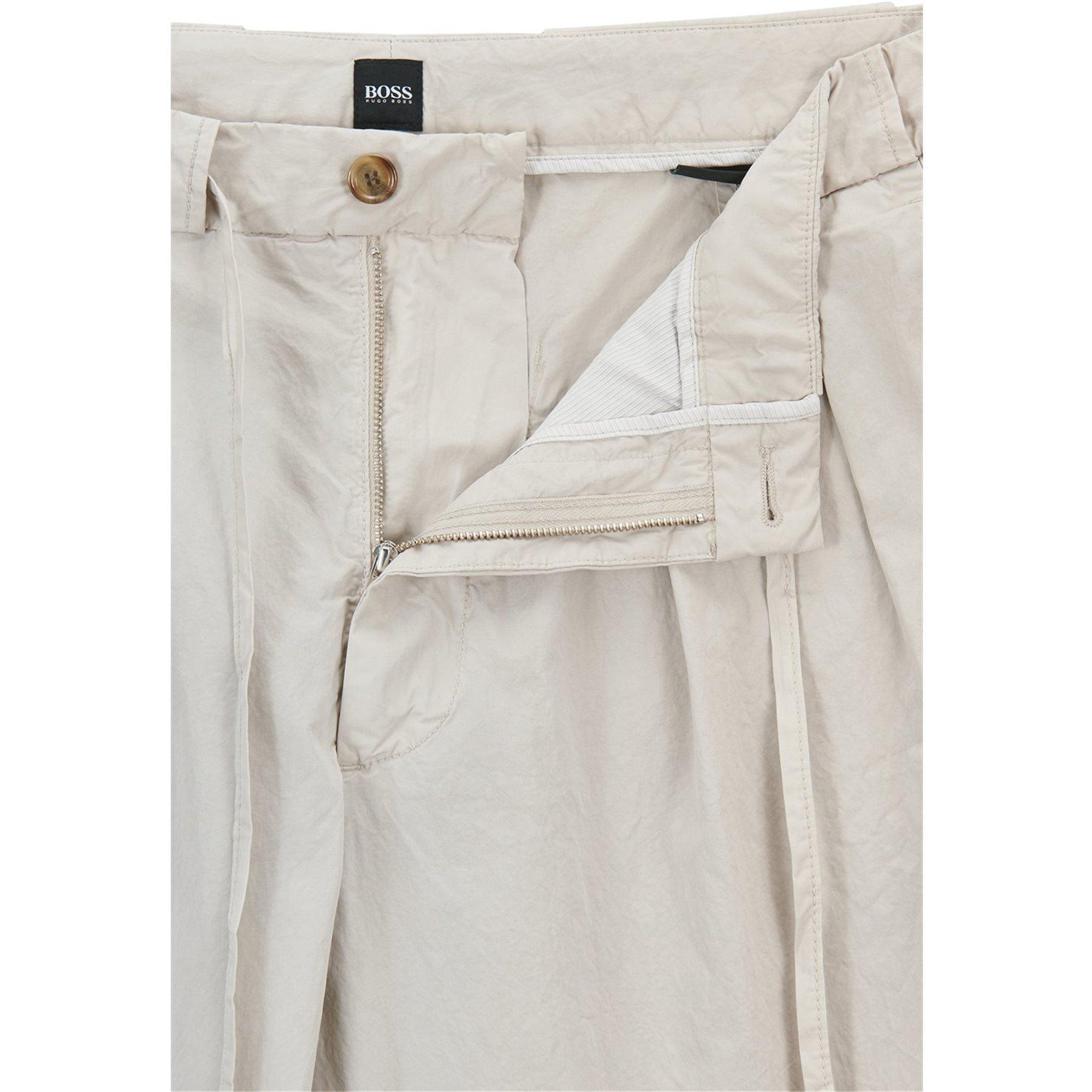 Natural - Boss - Men's Paavo Straight Leg Trouser - 4