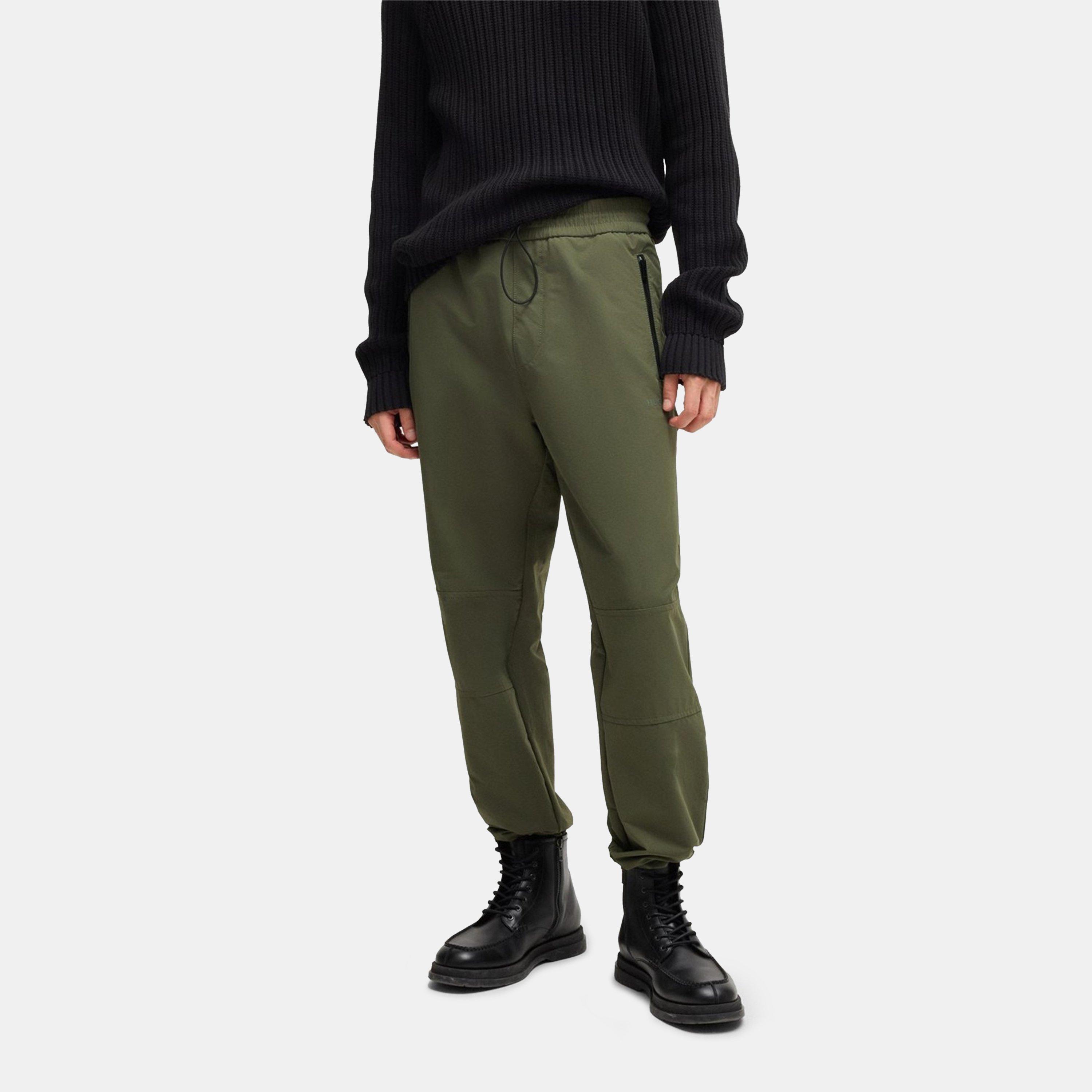 Dark Beige - Hugo - Men's Cargo Trousers - 2