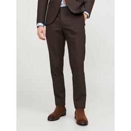 Jack and Jones Checked Smart Slim Fit Trouser