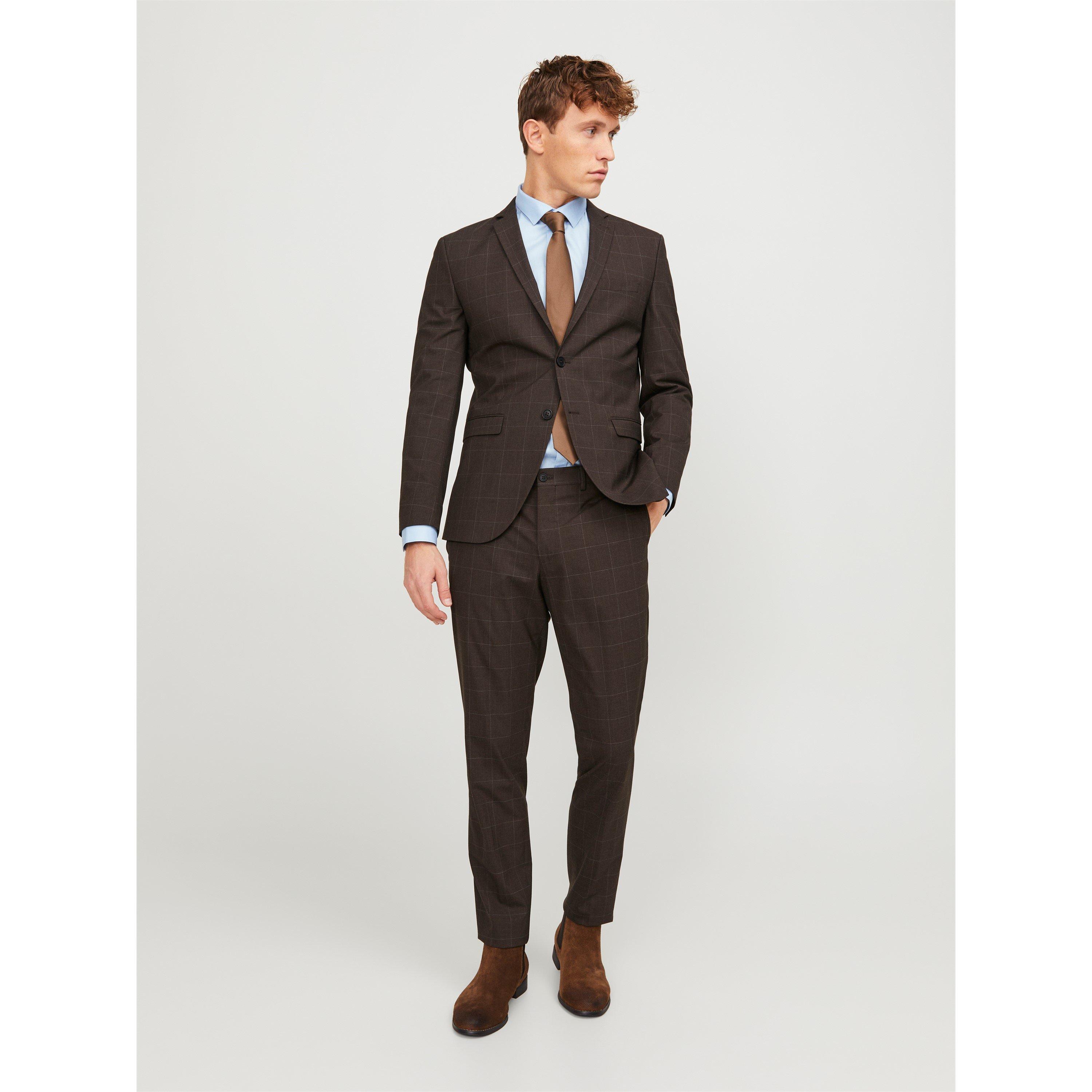 Torta al cioccolato - Jack and Jones - Checked Smart Slim Fit Trouser - 2