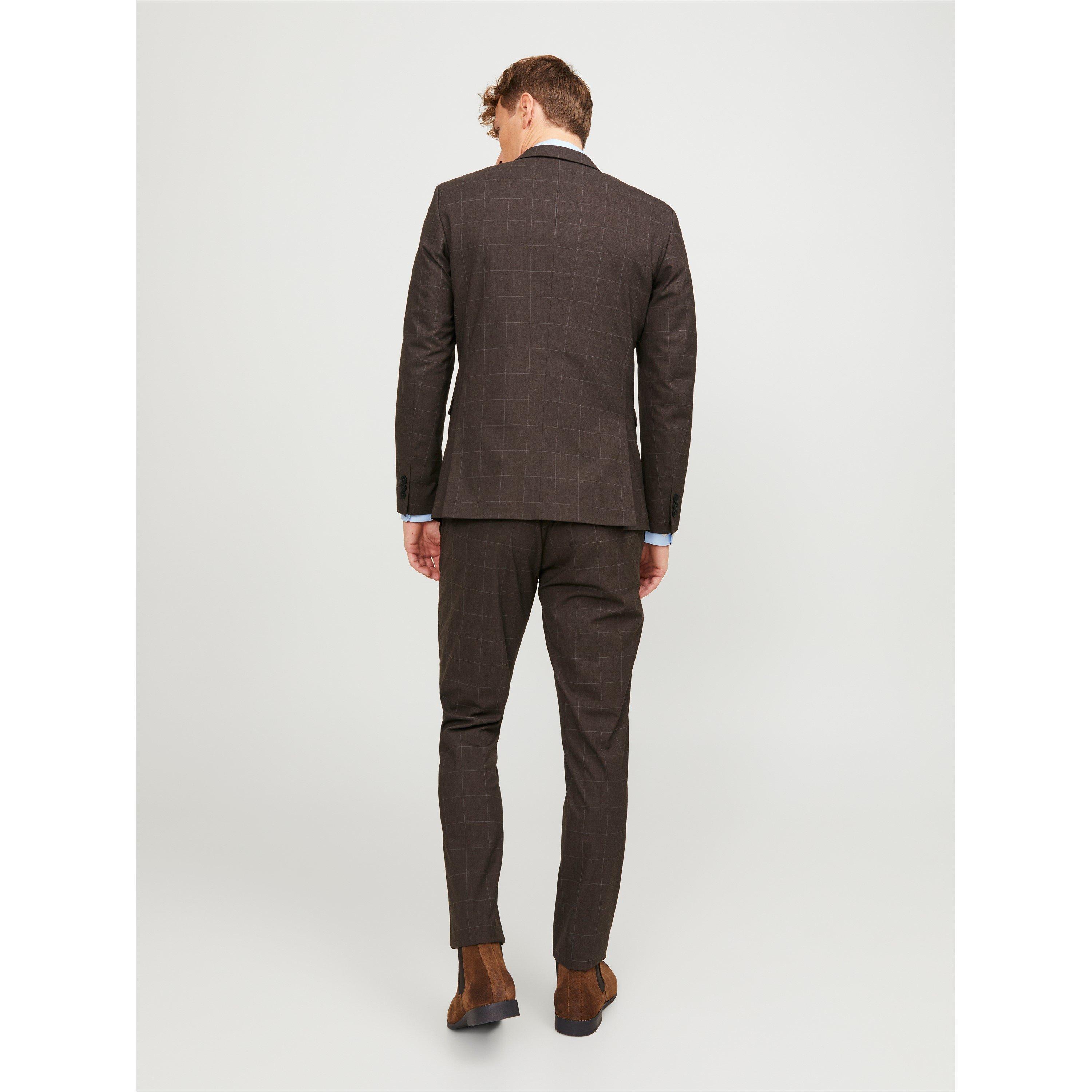 Torta al cioccolato - Jack and Jones - Checked Smart Slim Fit Trouser - 5