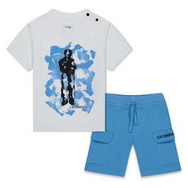 CP Company T Shirt And Shorts Jn42