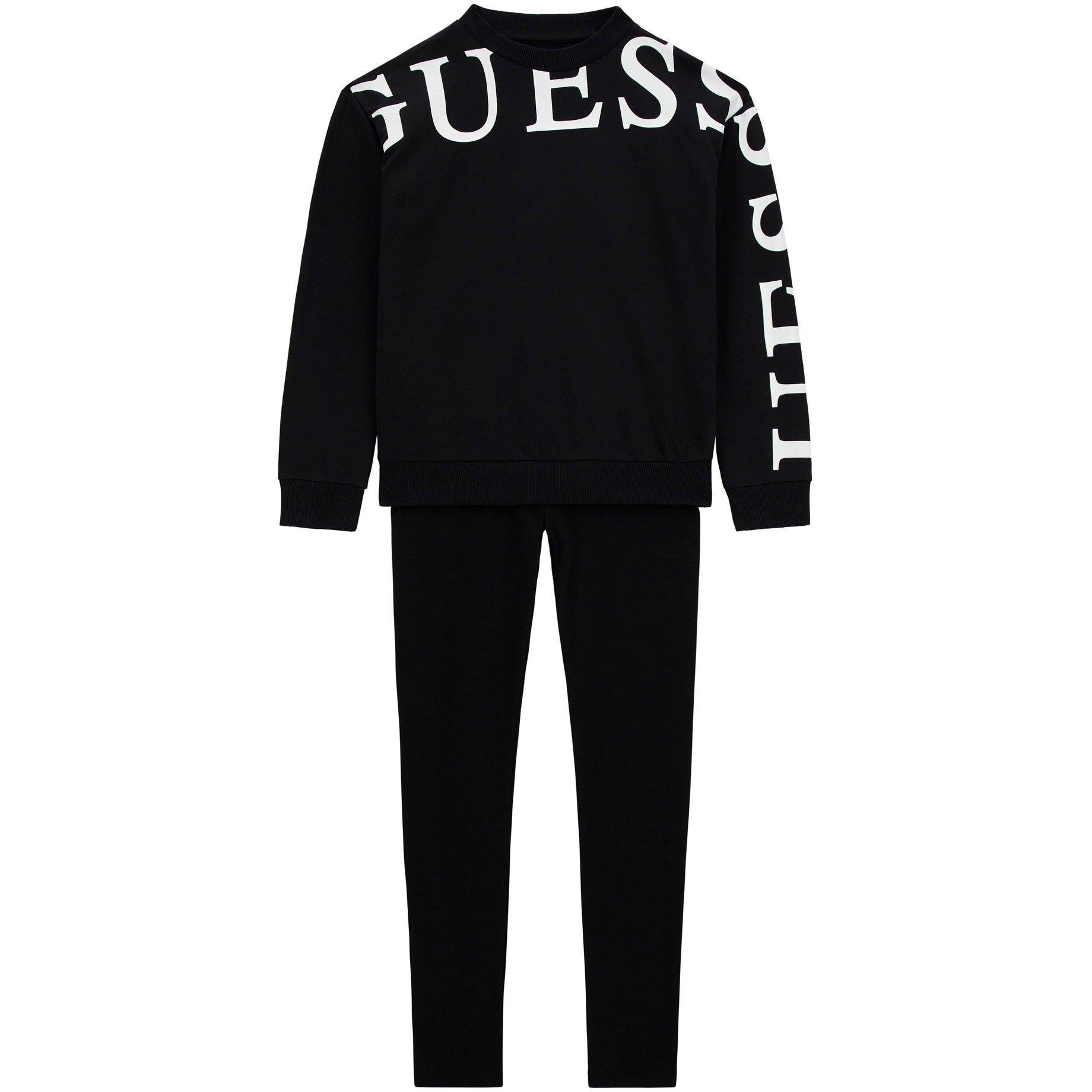 Guess Kids' 2 Piece Set - Black A996 JBLK - Size 14 Yrs