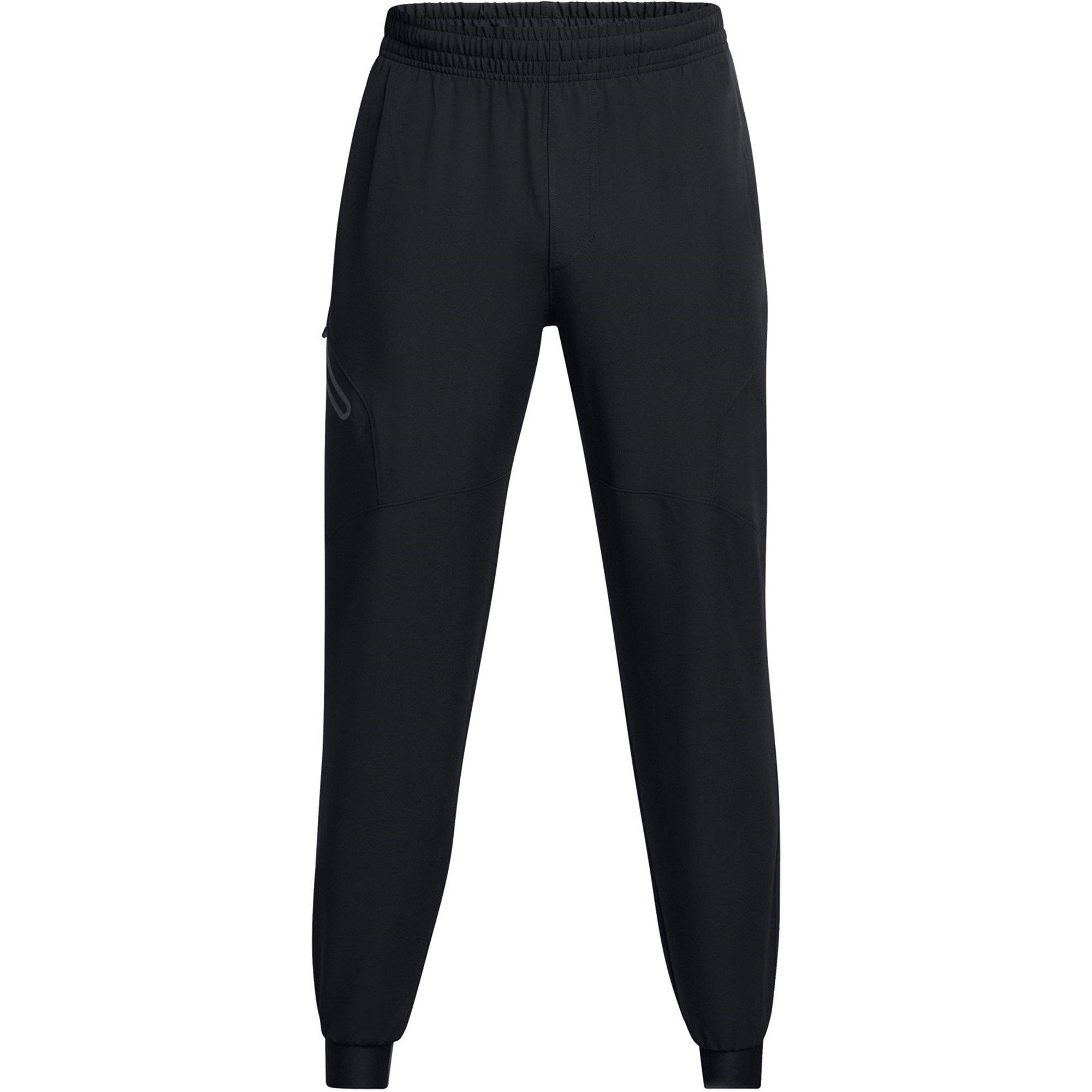 Black - Under Armour - Men's Unstoppable Closed Hem Woven Joggers - 1