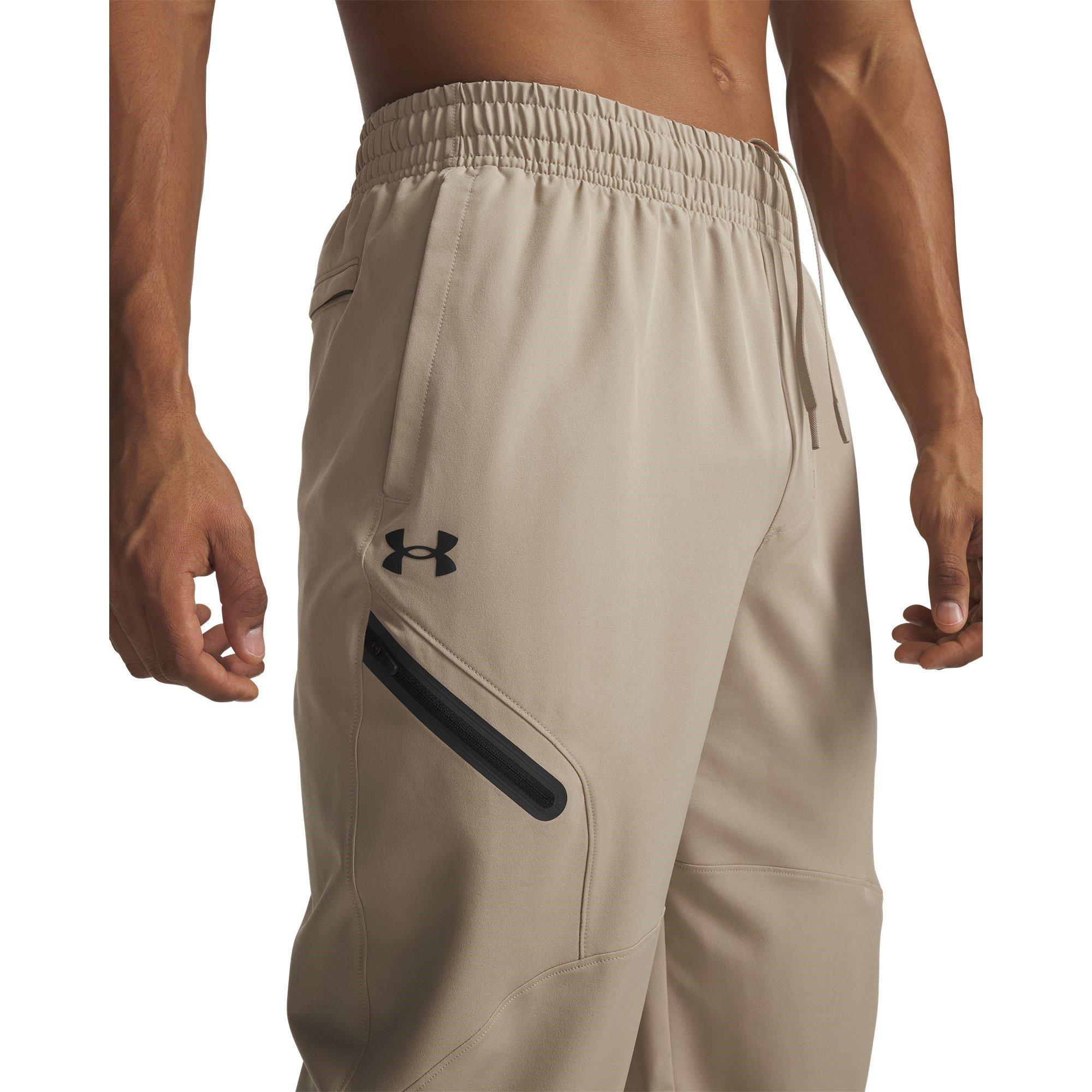 Stadt Khaki/Schwarz - Under Armour - Men's Unstoppable Closed Hem Woven Joggers - 3
