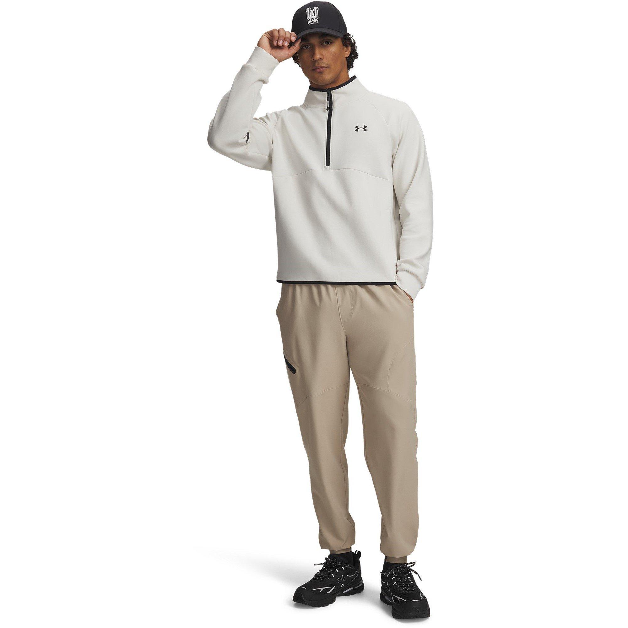 Stadt Khaki/Schwarz - Under Armour - Men's Unstoppable Closed Hem Woven Joggers - 4