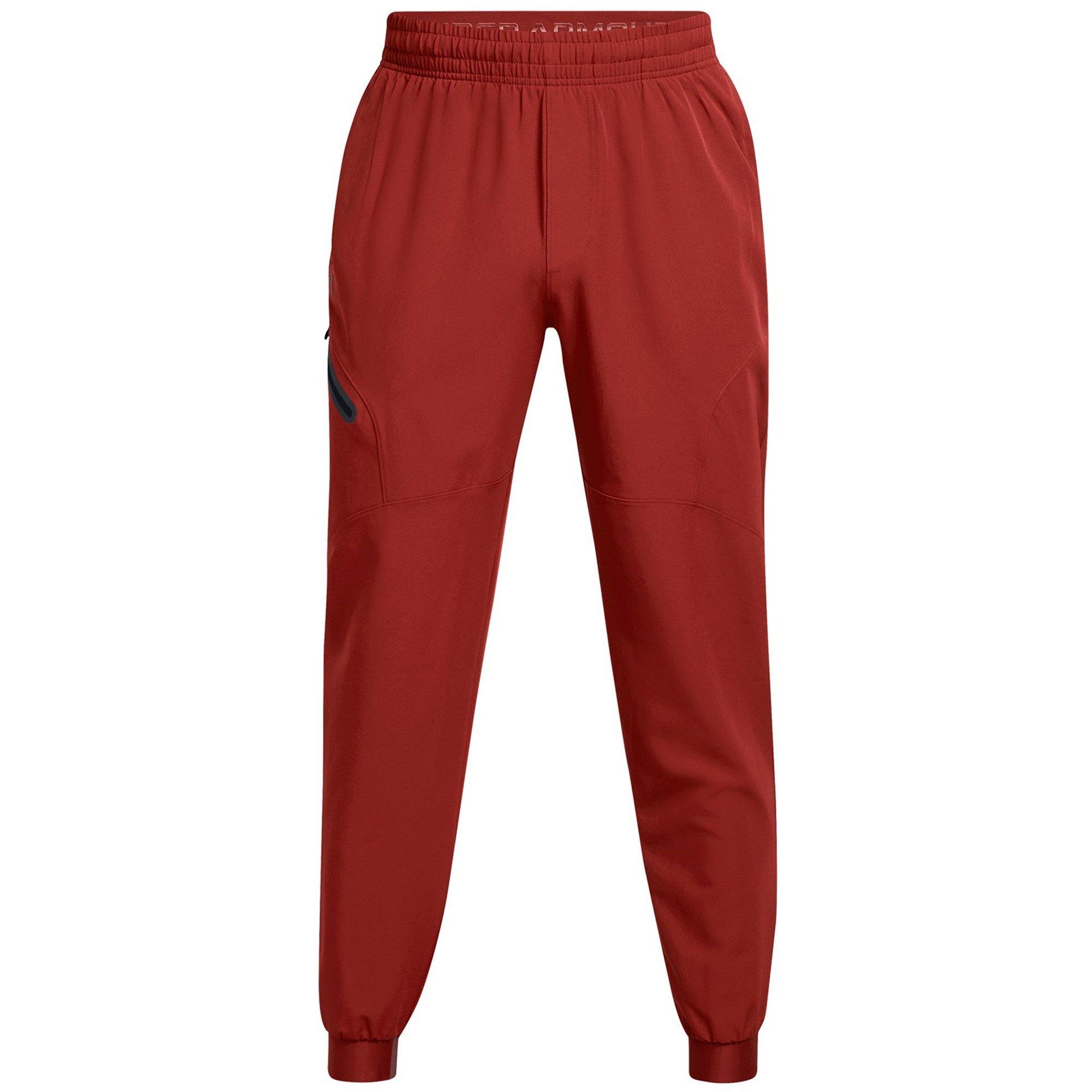 Under Armour Men's Unstoppable Closed Hem Woven Joggers - Orange - S