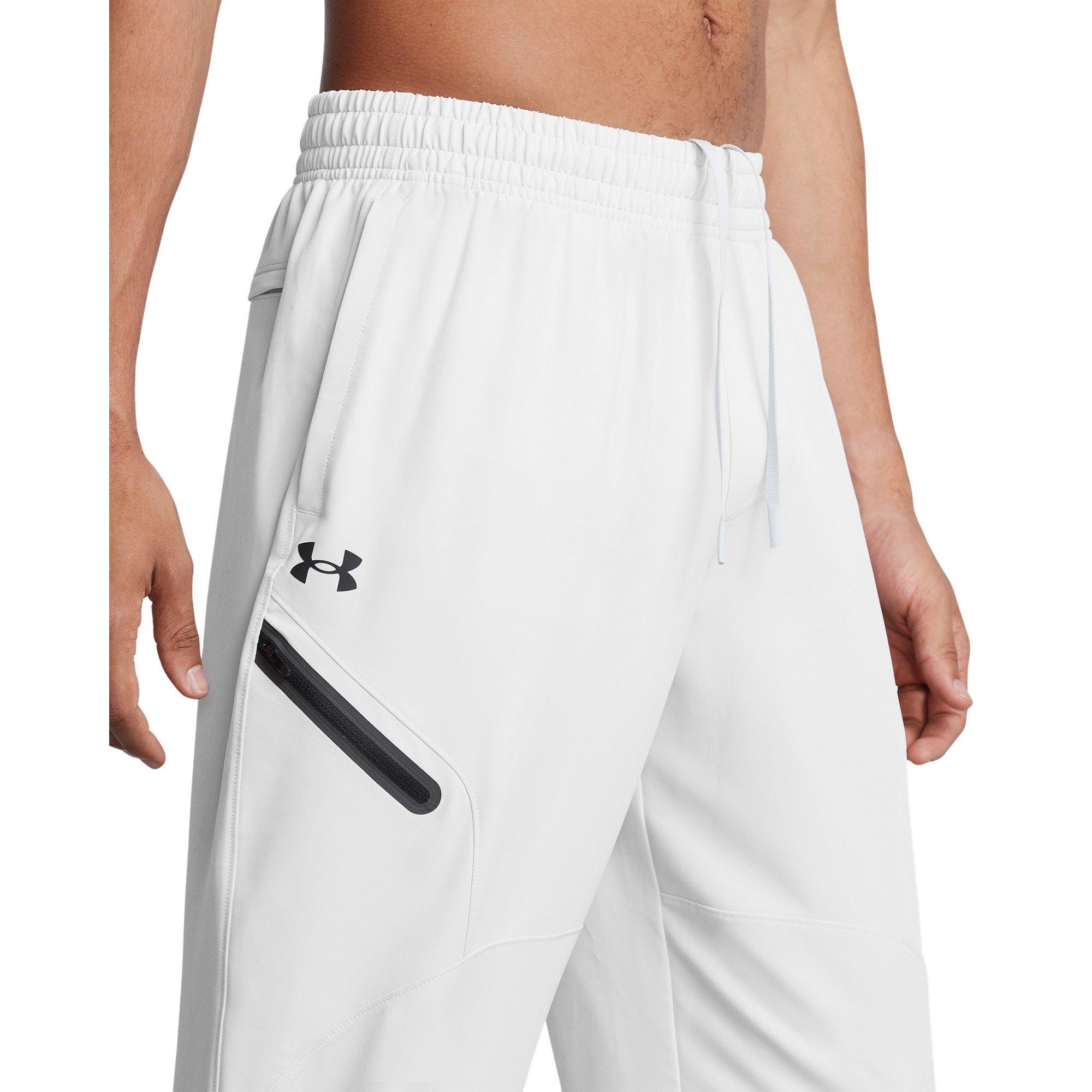 Halo Gray/Black - Under Armour - Unstoppable Closed Hem Woven Joggers - 5
