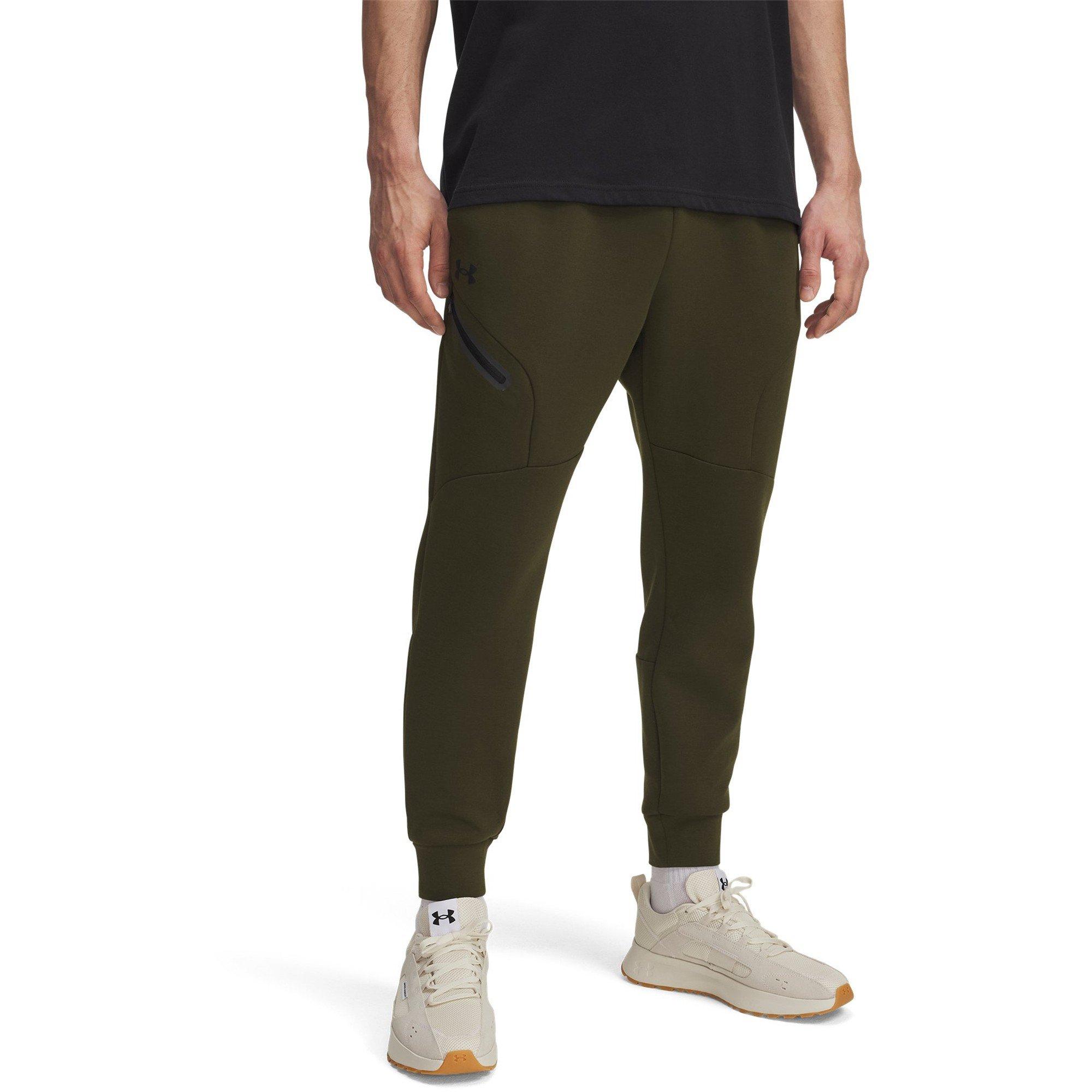 Under Armour Men's Unstoppable Closed Hem Fleece Joggers - Green - 2XL