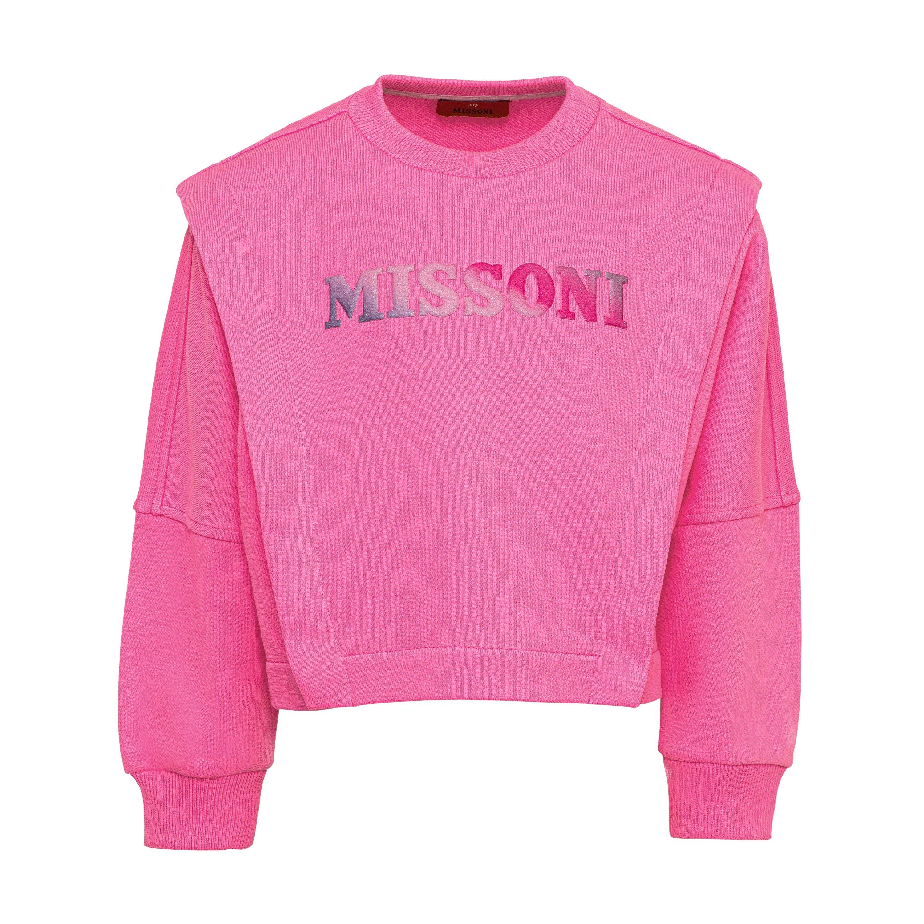 Missoni Cotton Logo Tracksuit Juniors - Fuschia 50Q - Size 10Y