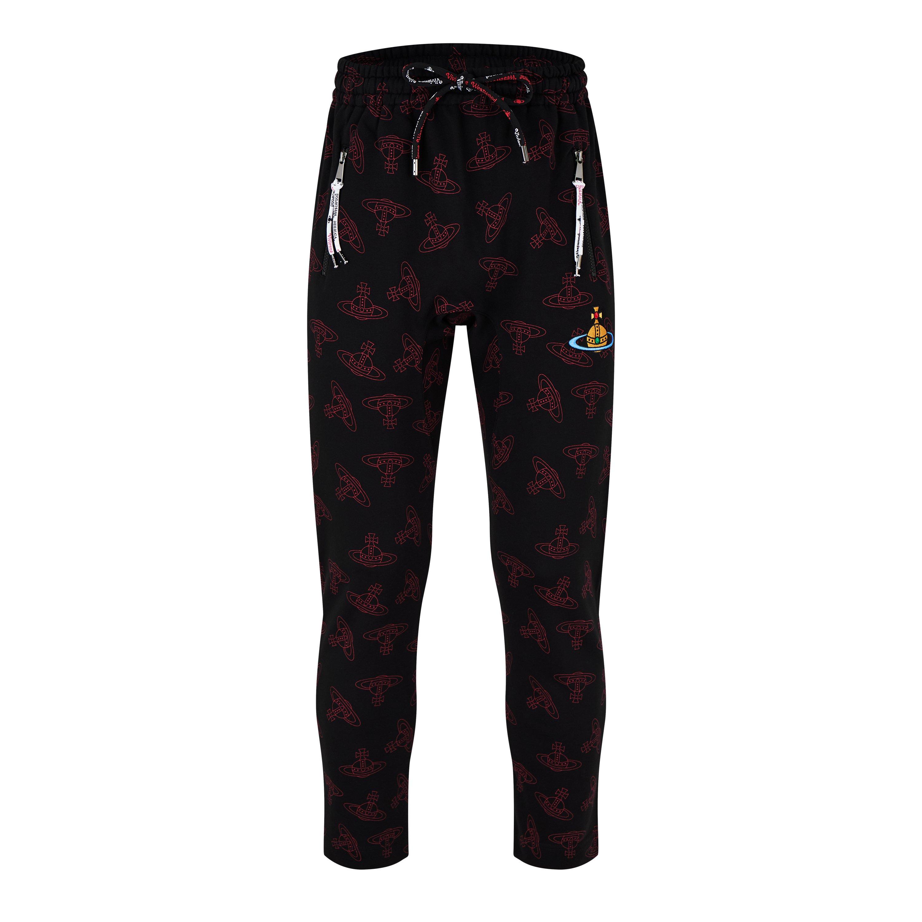 Vivienne Westwood | All Over Orb Print Joggers | Open Hem