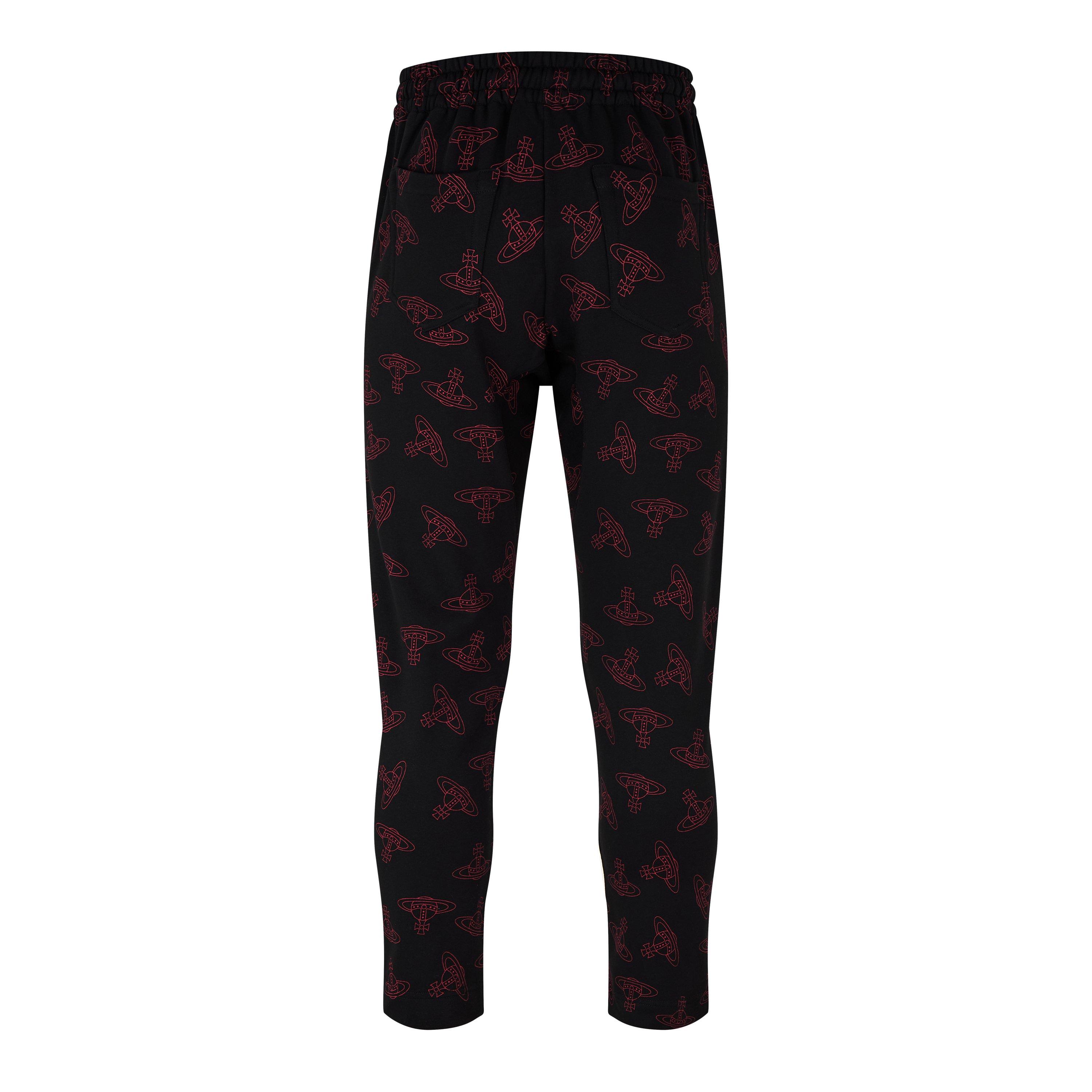 Black - Vivienne Westwood - All Over Orb Print Joggers - 6