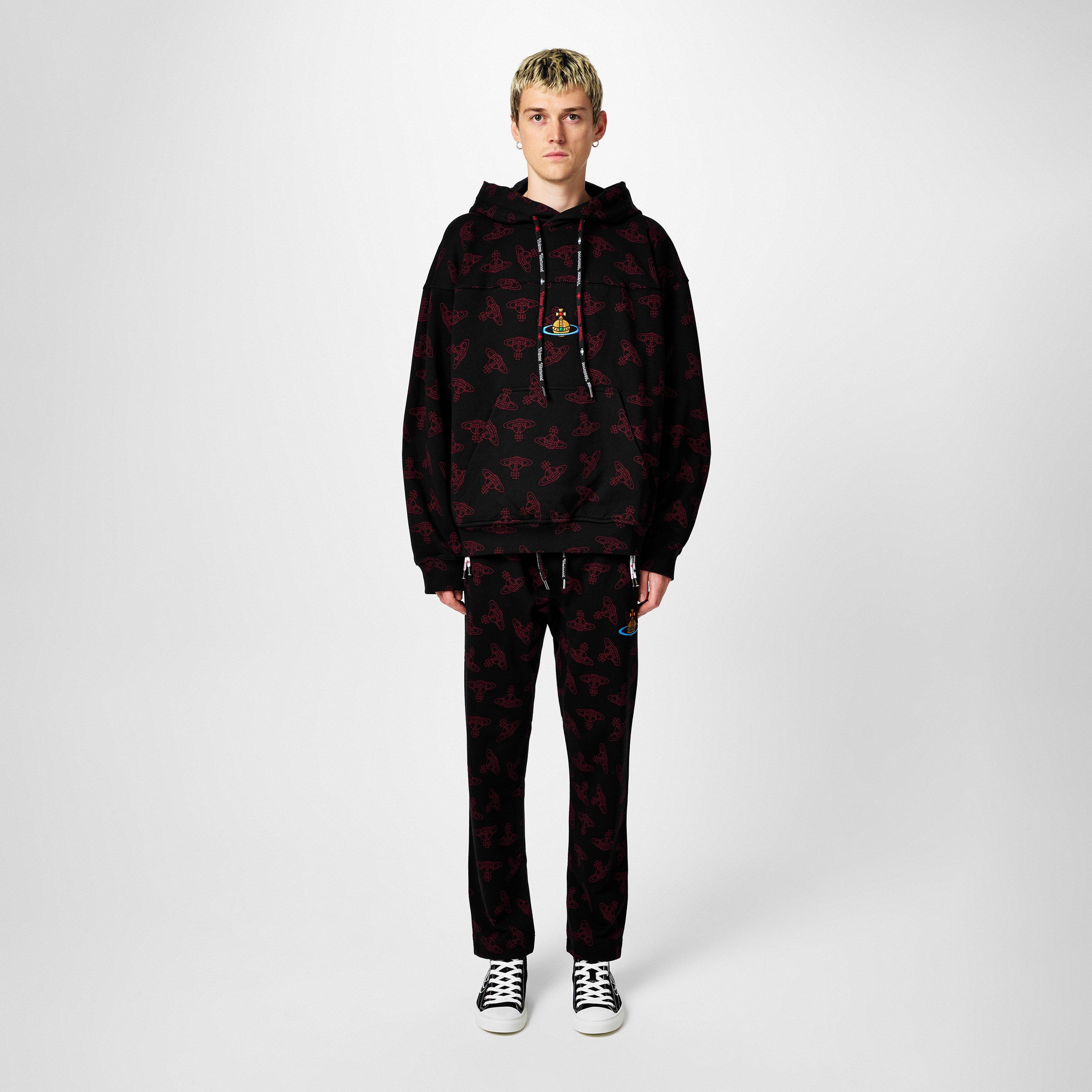 Black - Vivienne Westwood - All Over Orb Print Joggers - 4