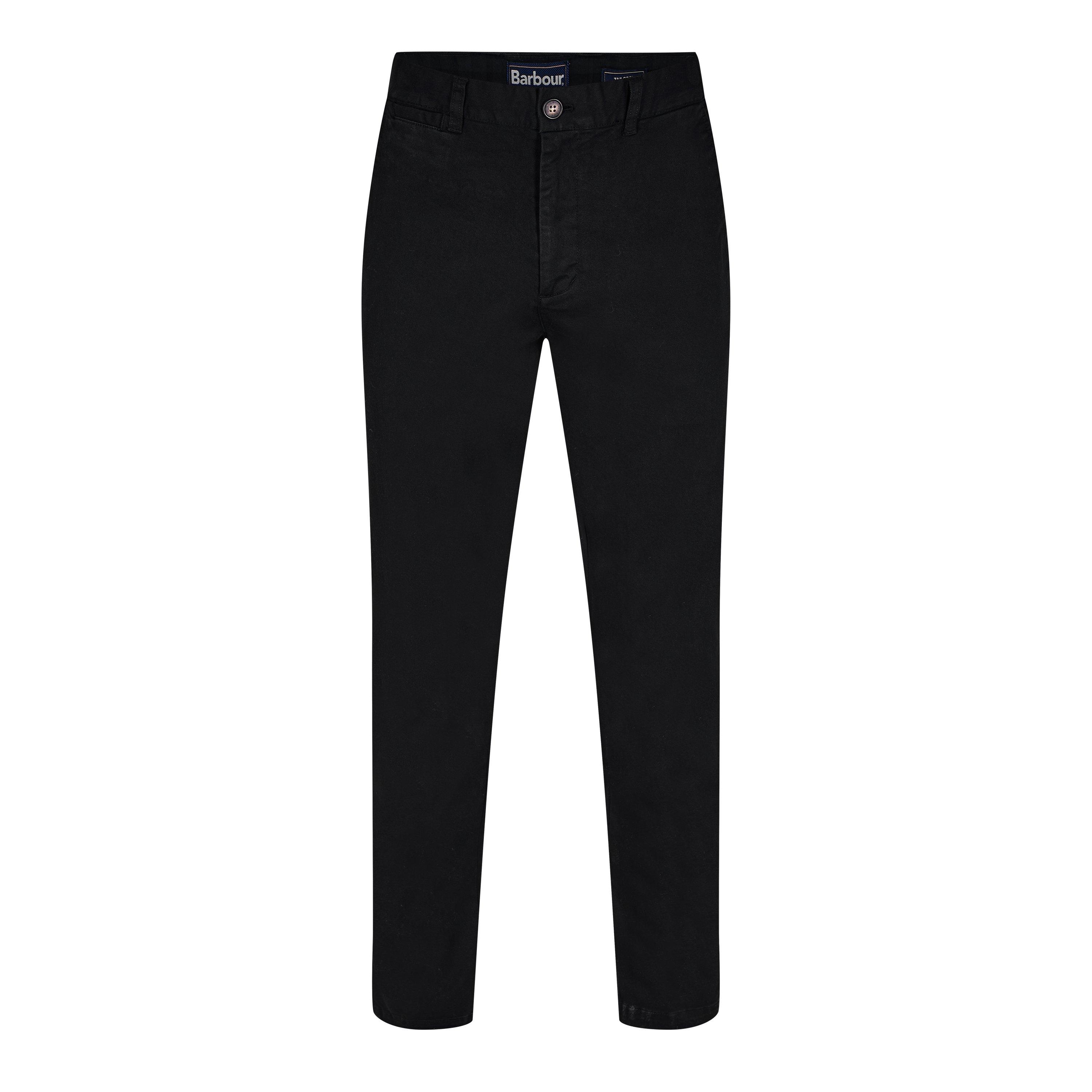 Barbour Washed Stretch Tailored Trousers - Black BK31 - Size 36W R