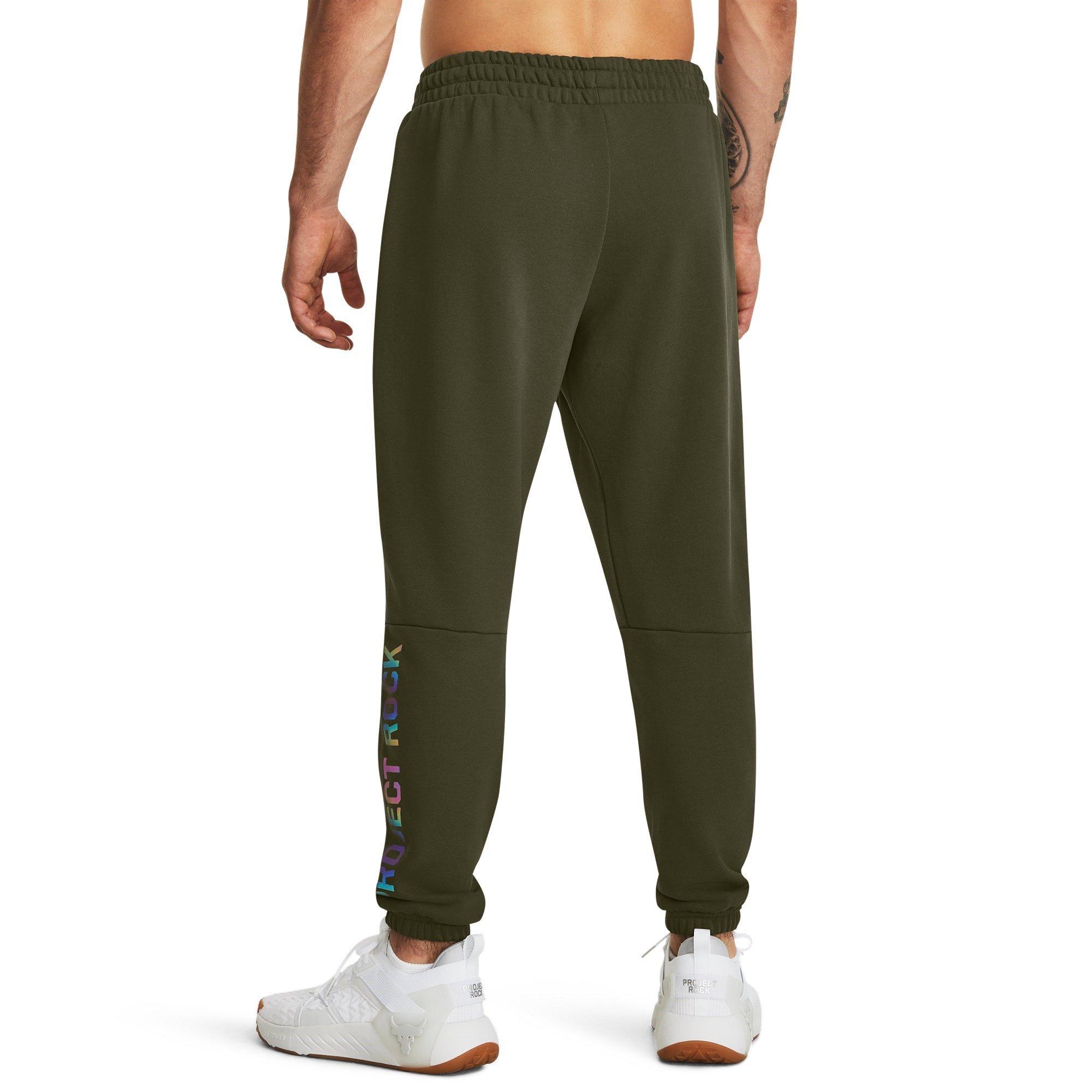 Groen - Under Armour - Project Rock Heavyweight Jogging Bottoms Mens - 3