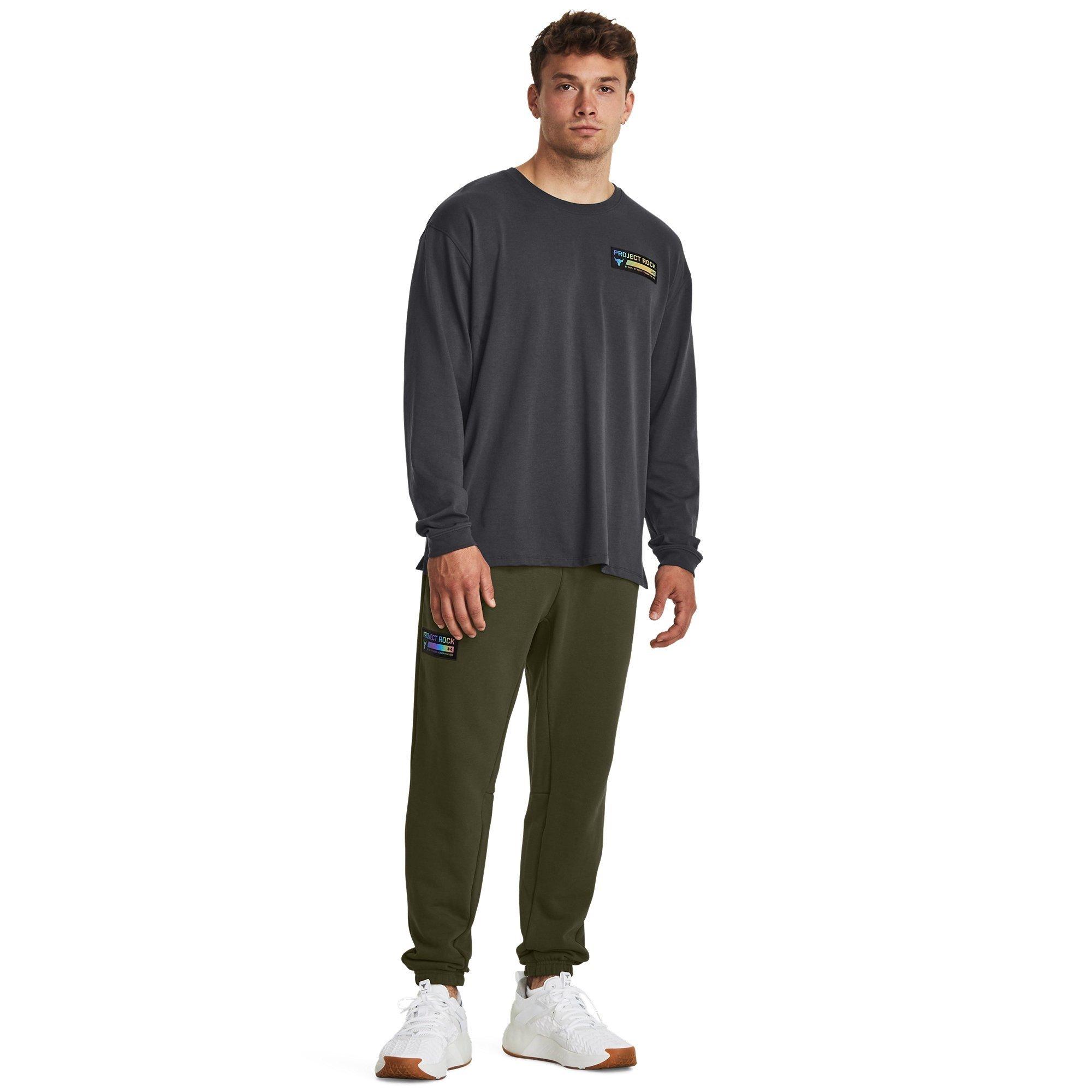 Groen - Under Armour - Project Rock Heavyweight Jogging Bottoms Mens - 4