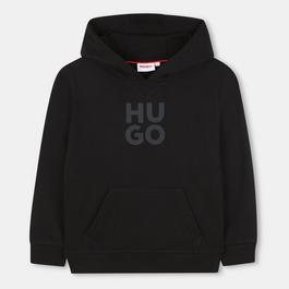 Hugo Logo Hoodie Juniors