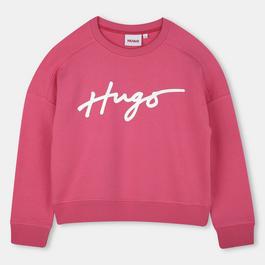 Hugo Big Logo Crewneck Juniors