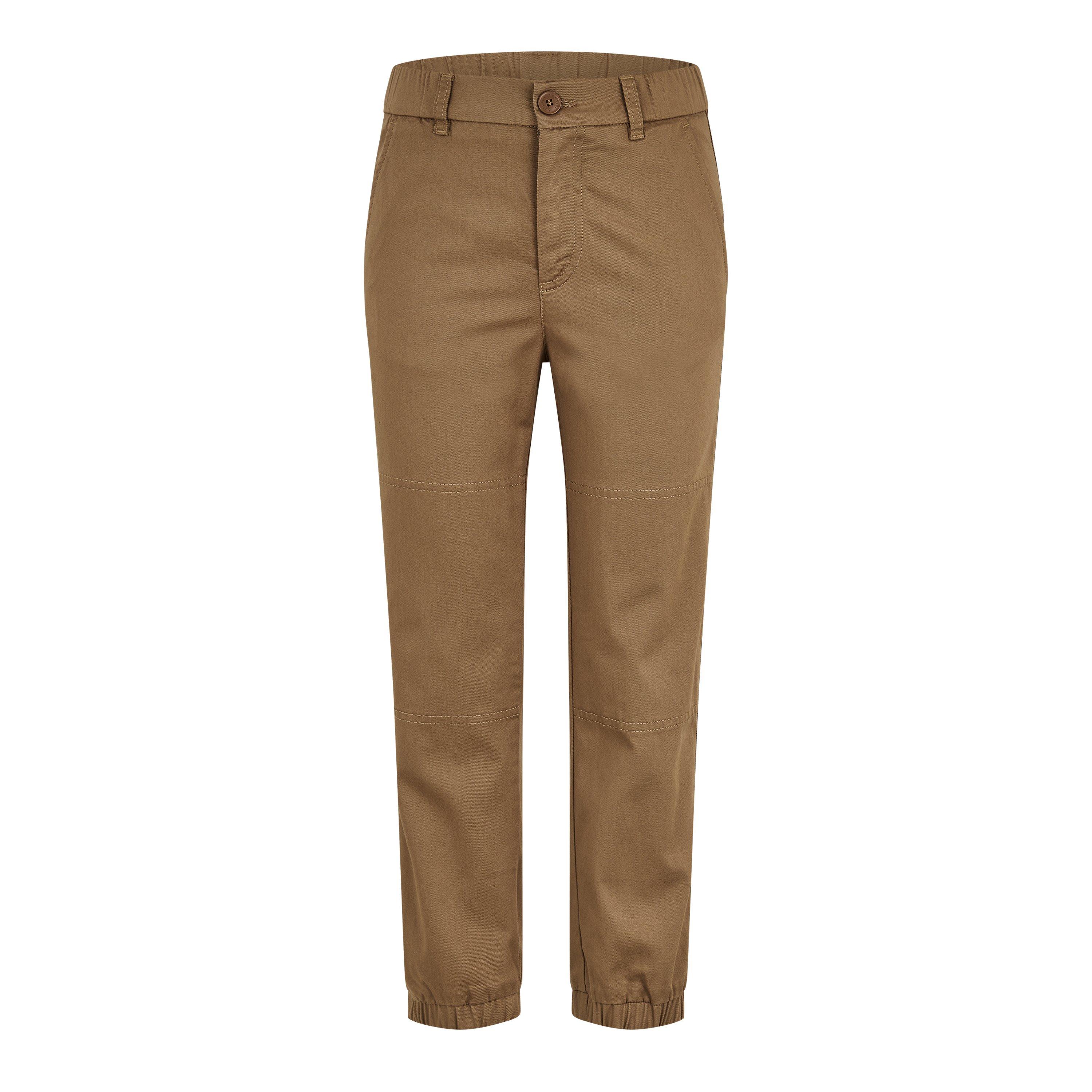 Moncler Felt Logo Trousers Juniors - Beige 248 - Size 14Y