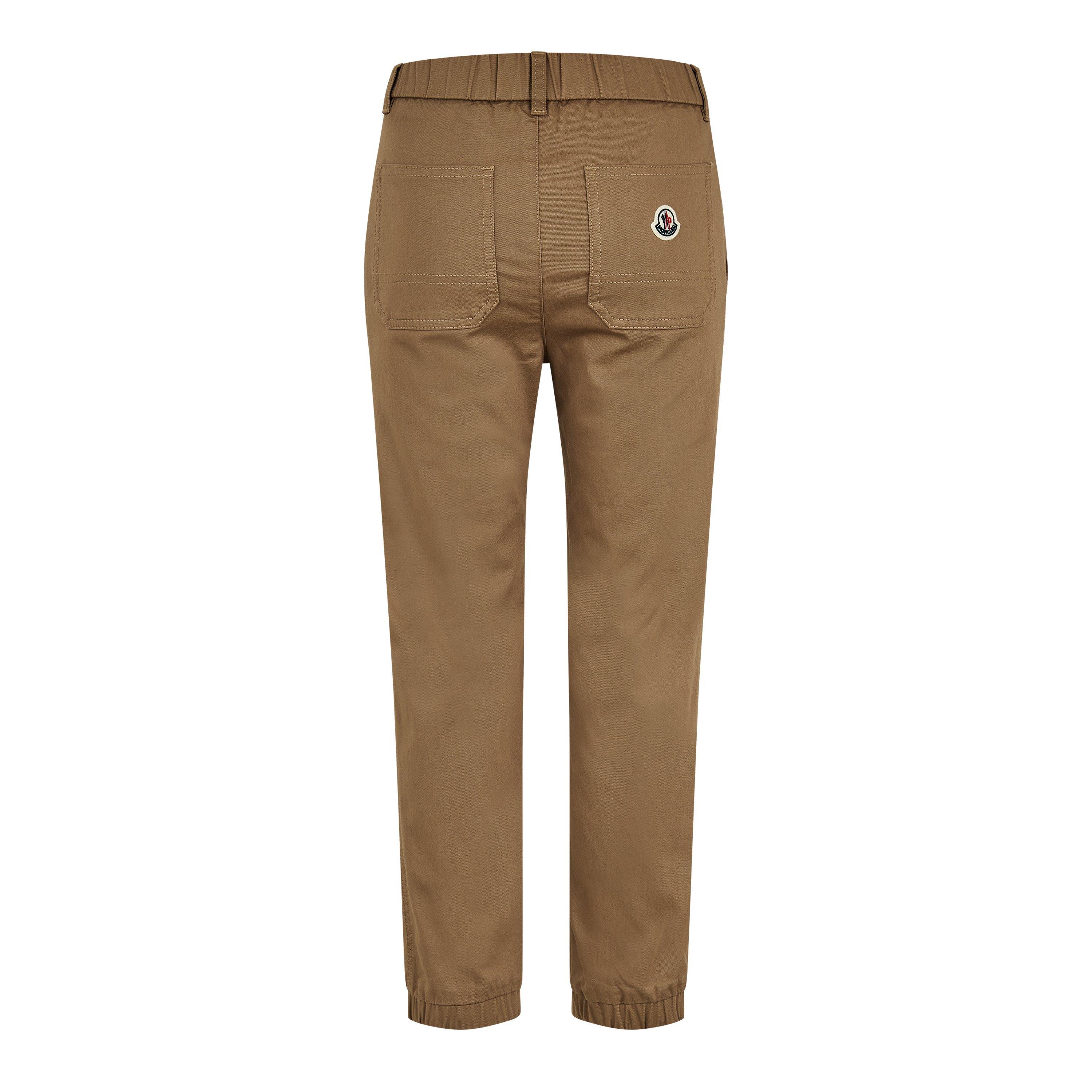 Beige 248 - Moncler - Felt Logo Trousers Juniors - 2
