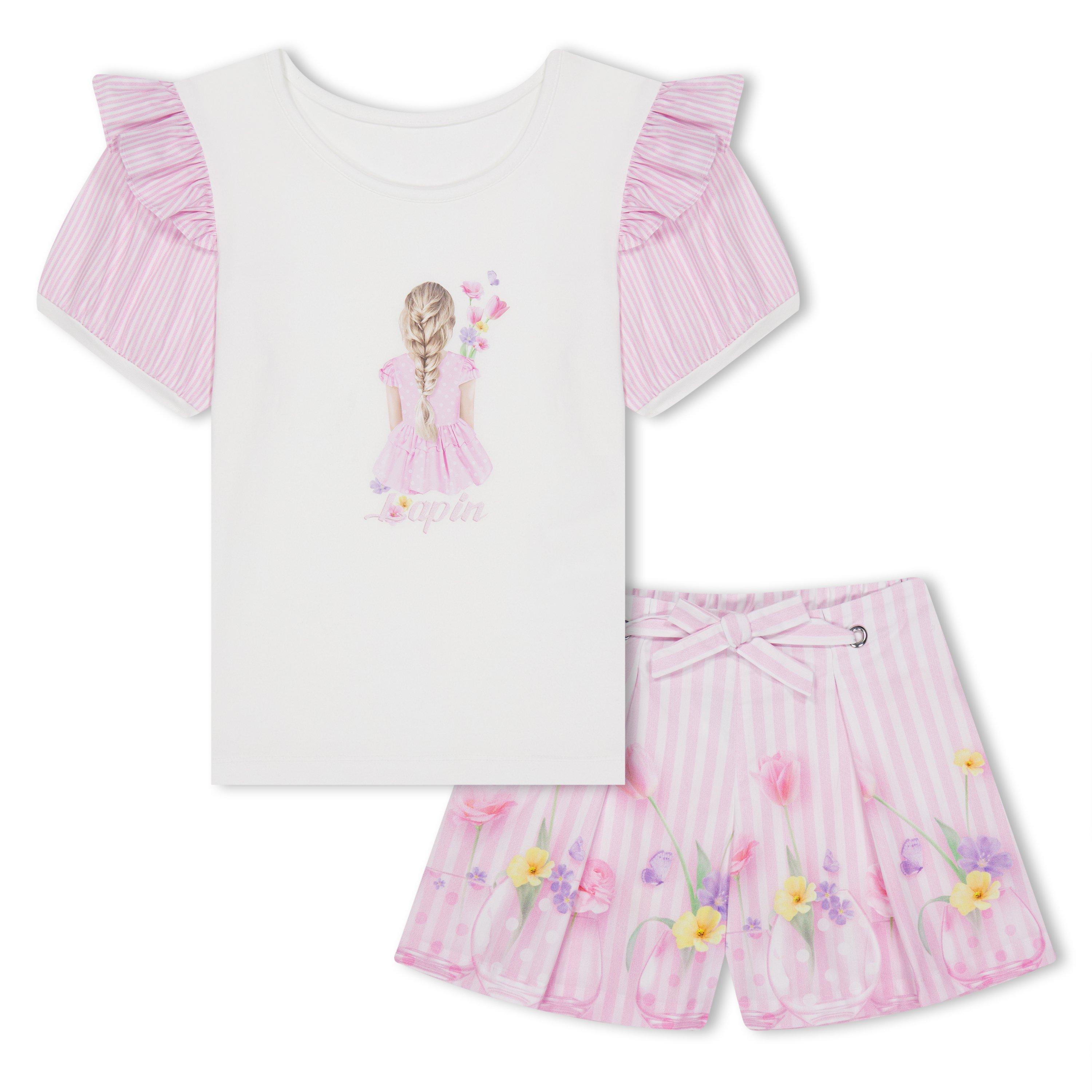 Pink E1052 - LAPIN HOUSE - Kids' Clothing Set - 1