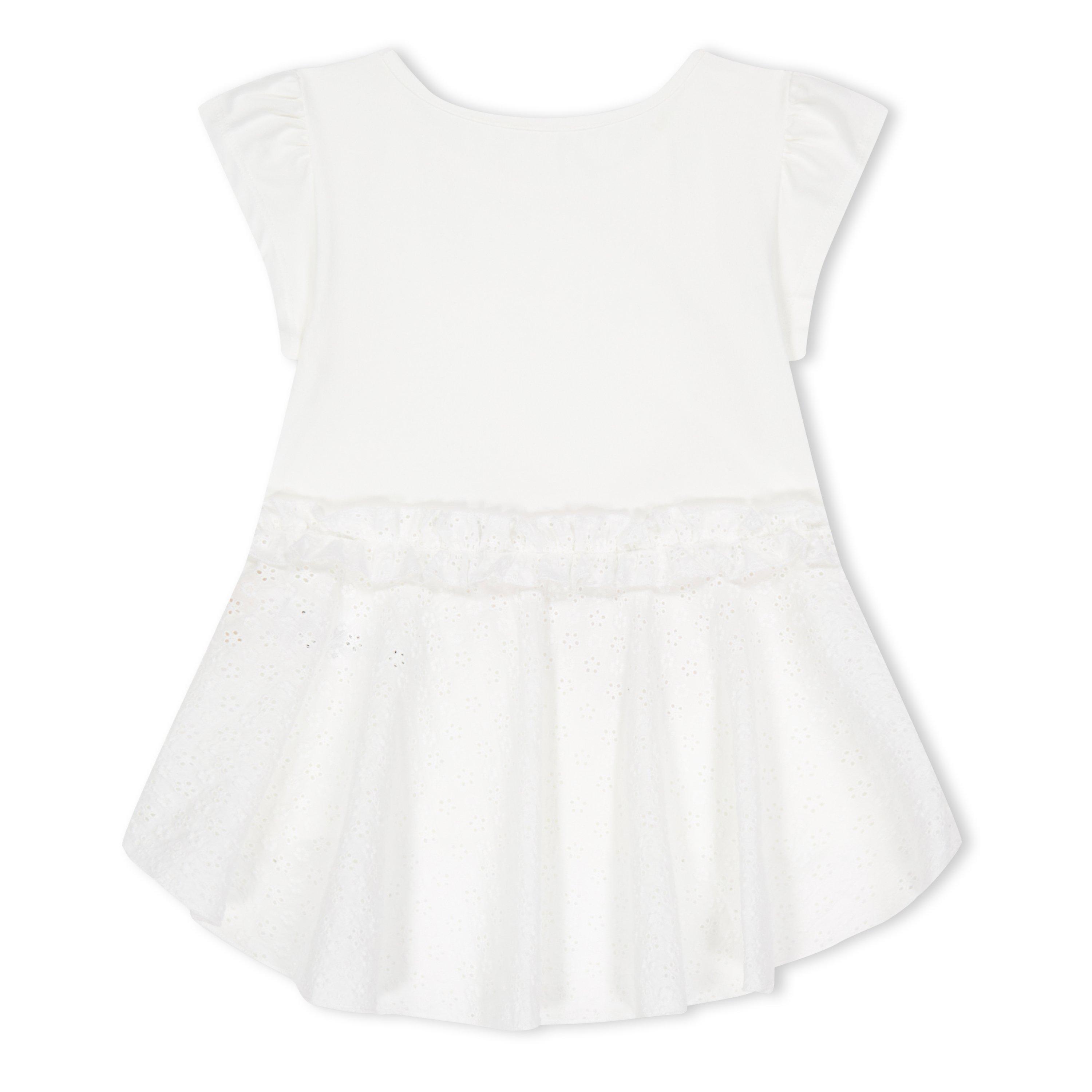 Off White 870 - LAPIN HOUSE - Kids' White and Pink Print Clothing Set - 4
