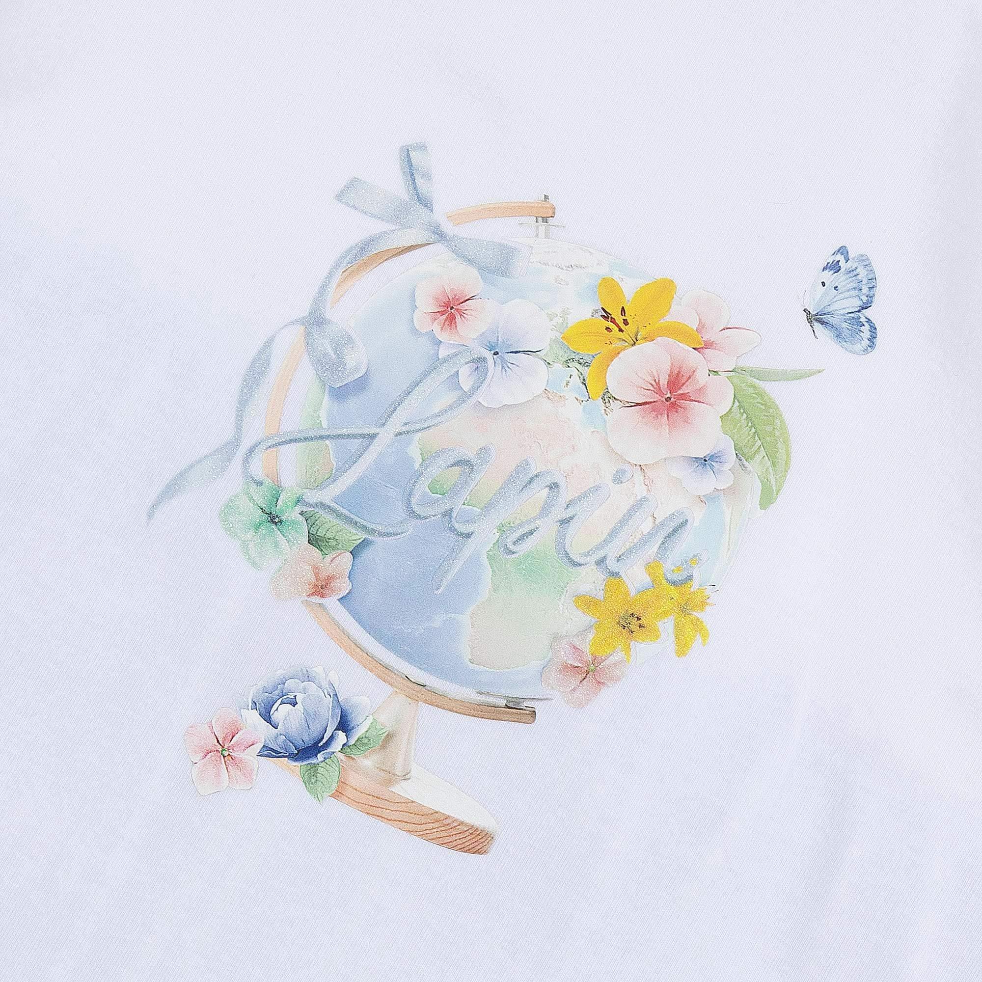 White 900 - LAPIN HOUSE - Kids' Floral Clothing Set - 7