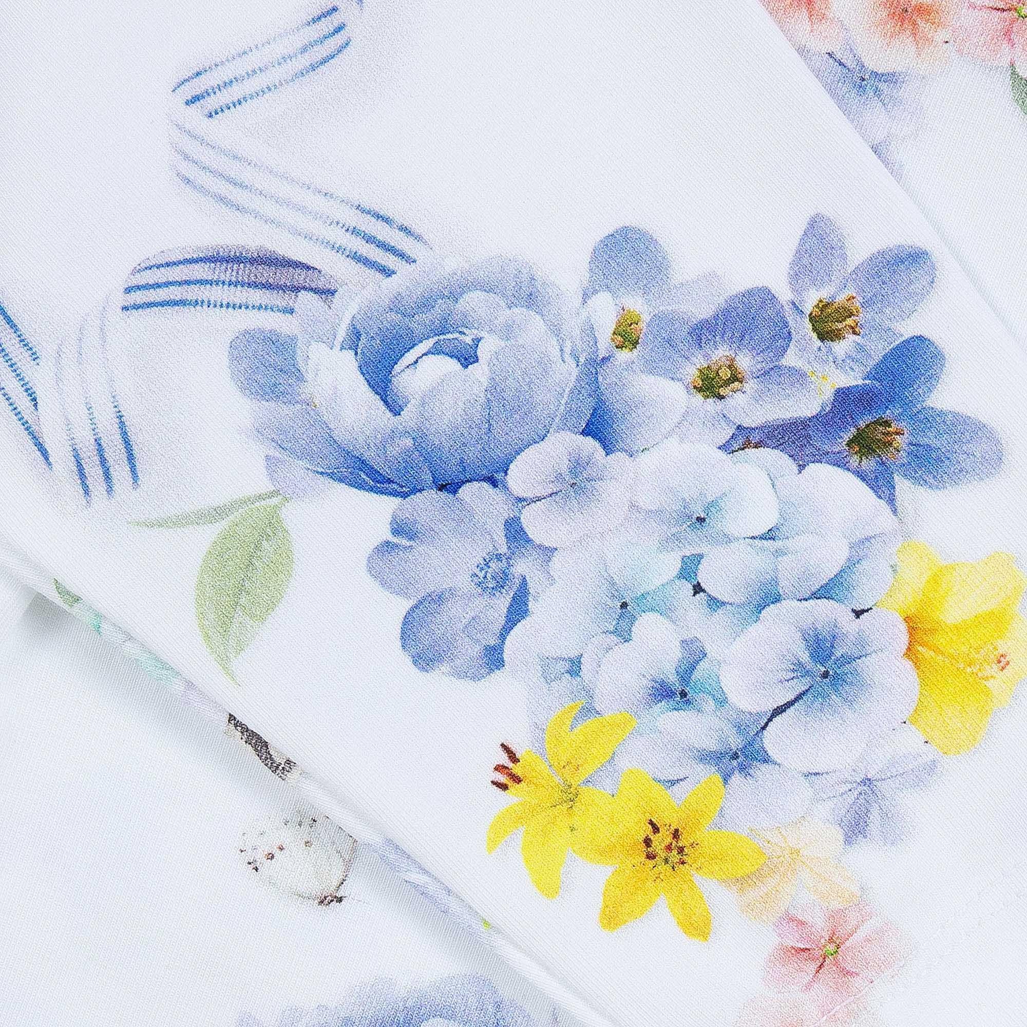 White 900 - LAPIN HOUSE - Kids' Floral Clothing Set - 8